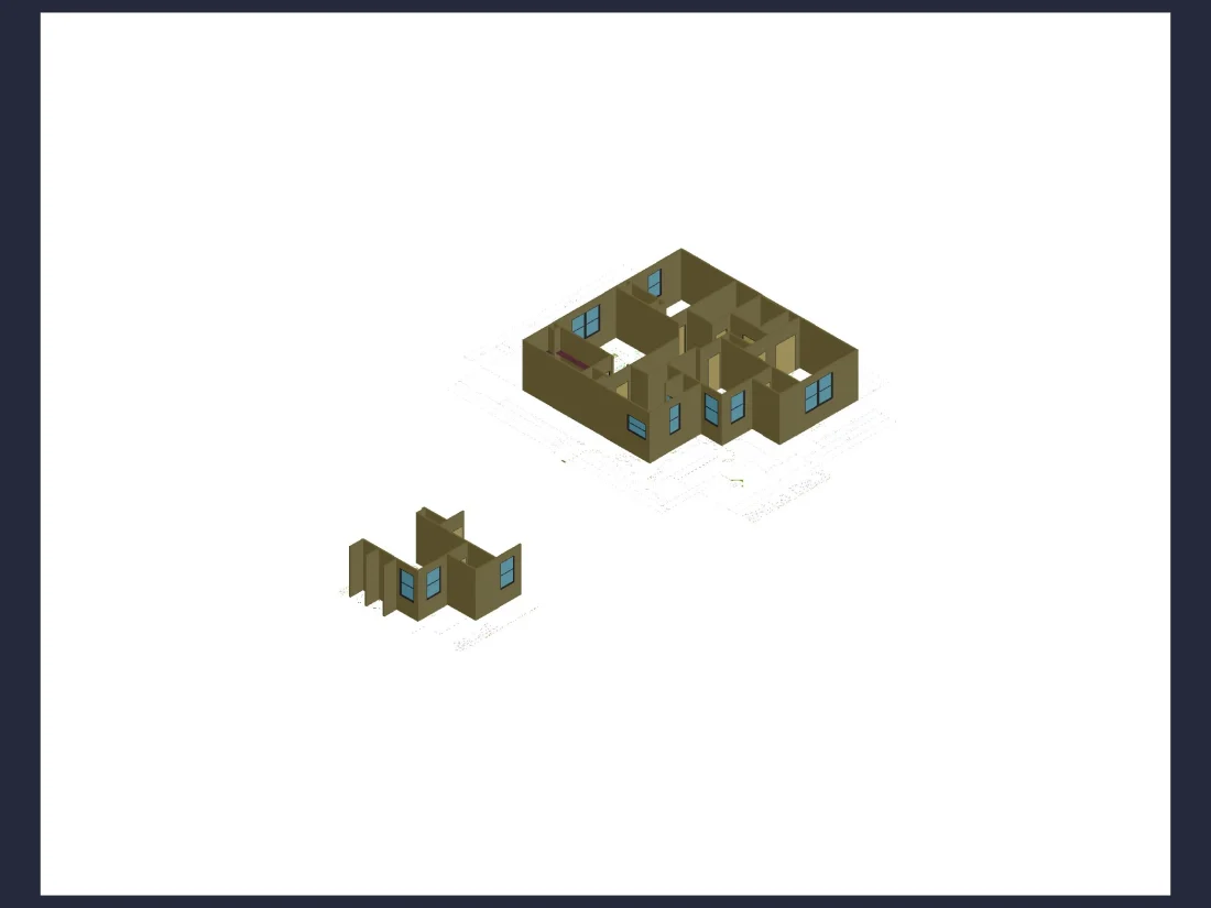 Charming 4-Bed house Plan with Detailed CAD Floor Designs