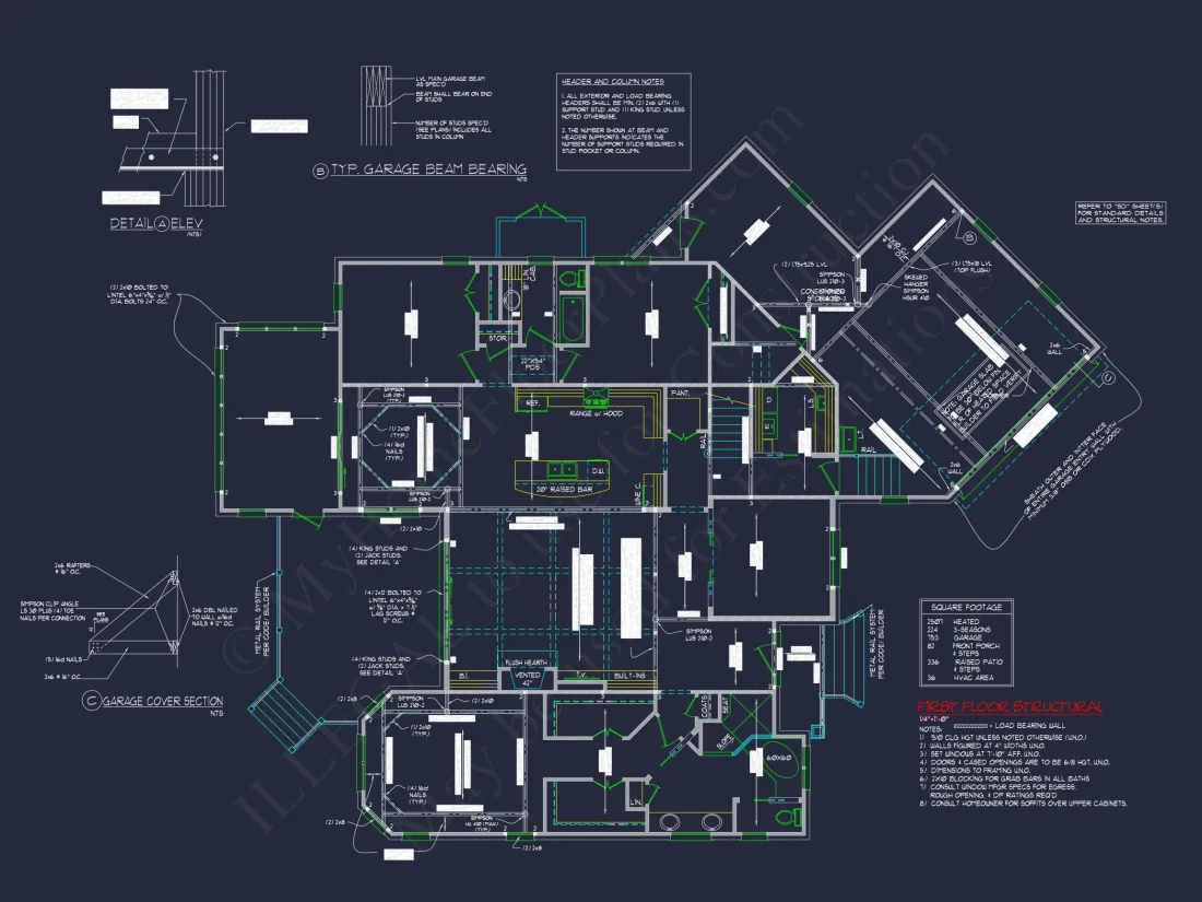 Expansive house Plan with CAD Blueprints & Stylish Design