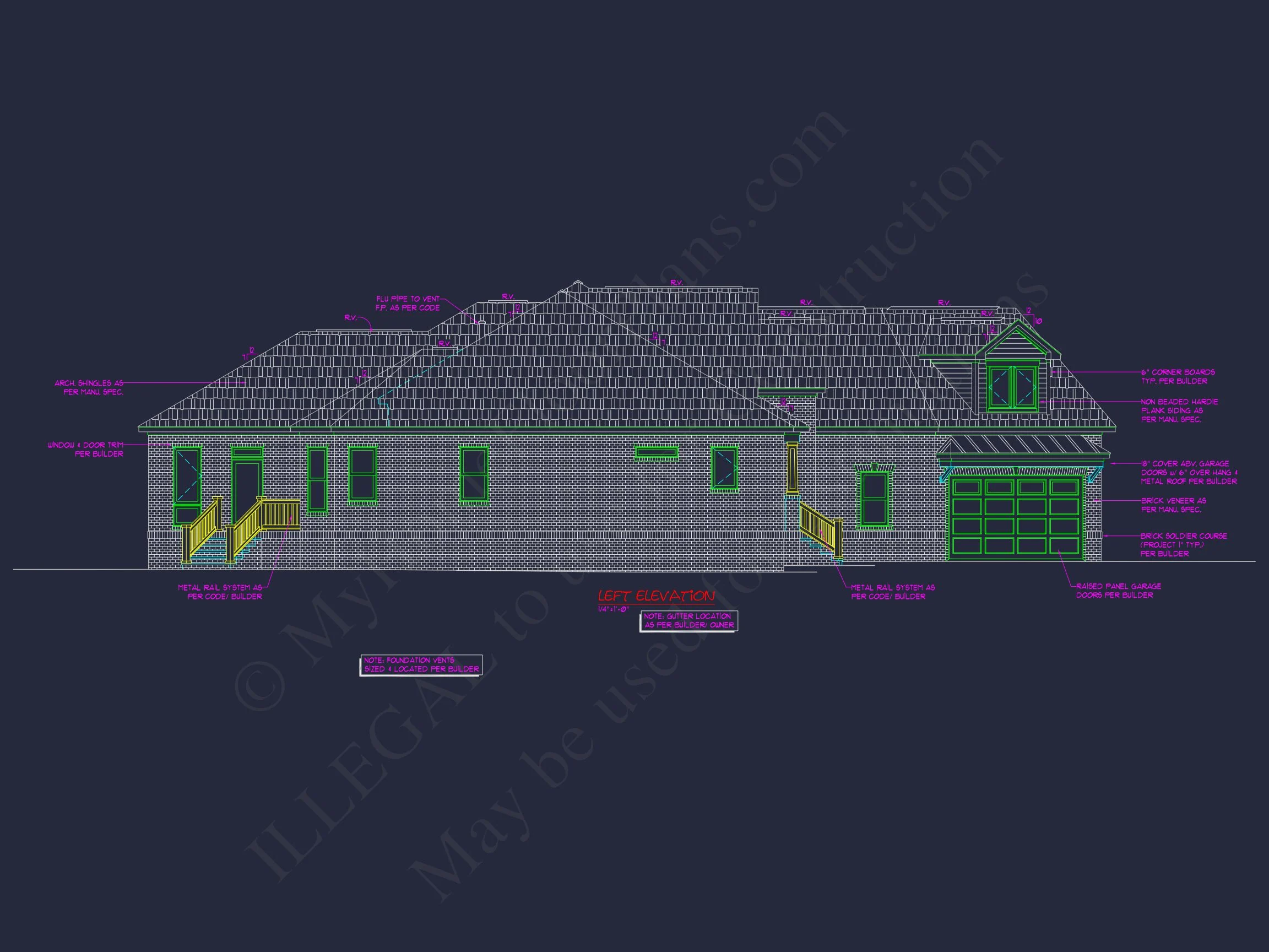 Expansive house Plan with CAD Blueprints & Stylish Design