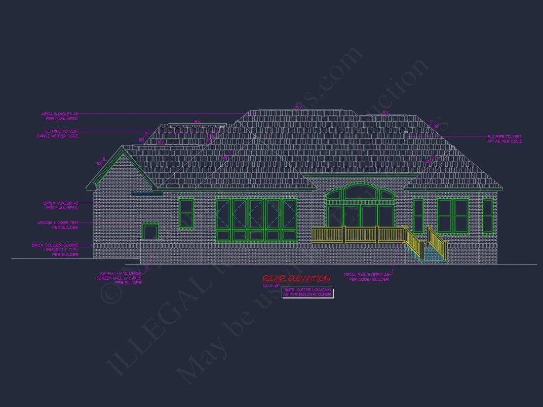 Expansive house Plan with CAD Blueprints & Stylish Design
