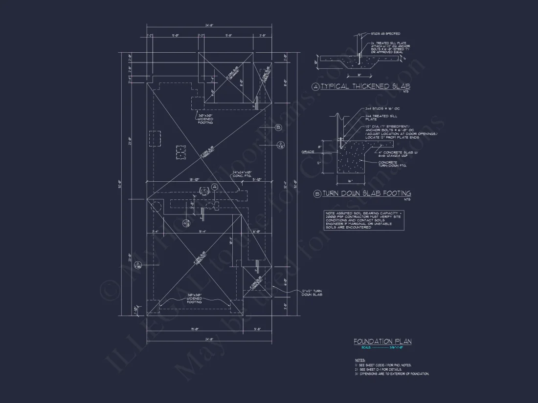 Modern Craftsman house Plan with 2 Floors and Open Floor Plan