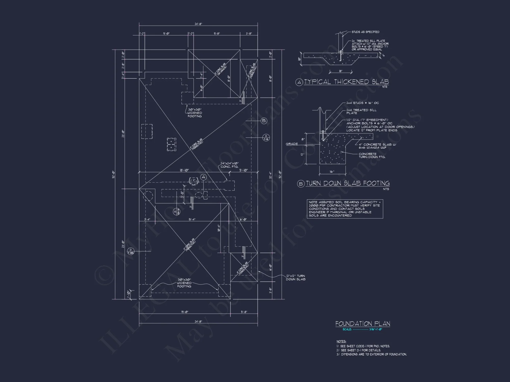 Modern Craftsman house Plan with 2 Floors and Open Floor Plan