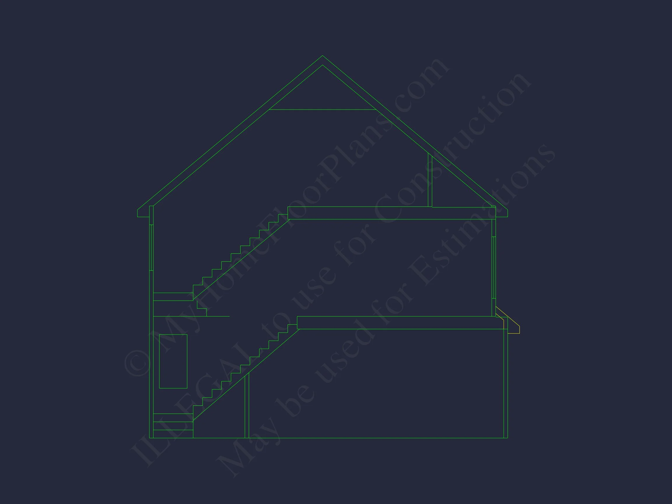 Efficient 3-Bedroom house Plan with CAD Blueprint Designs