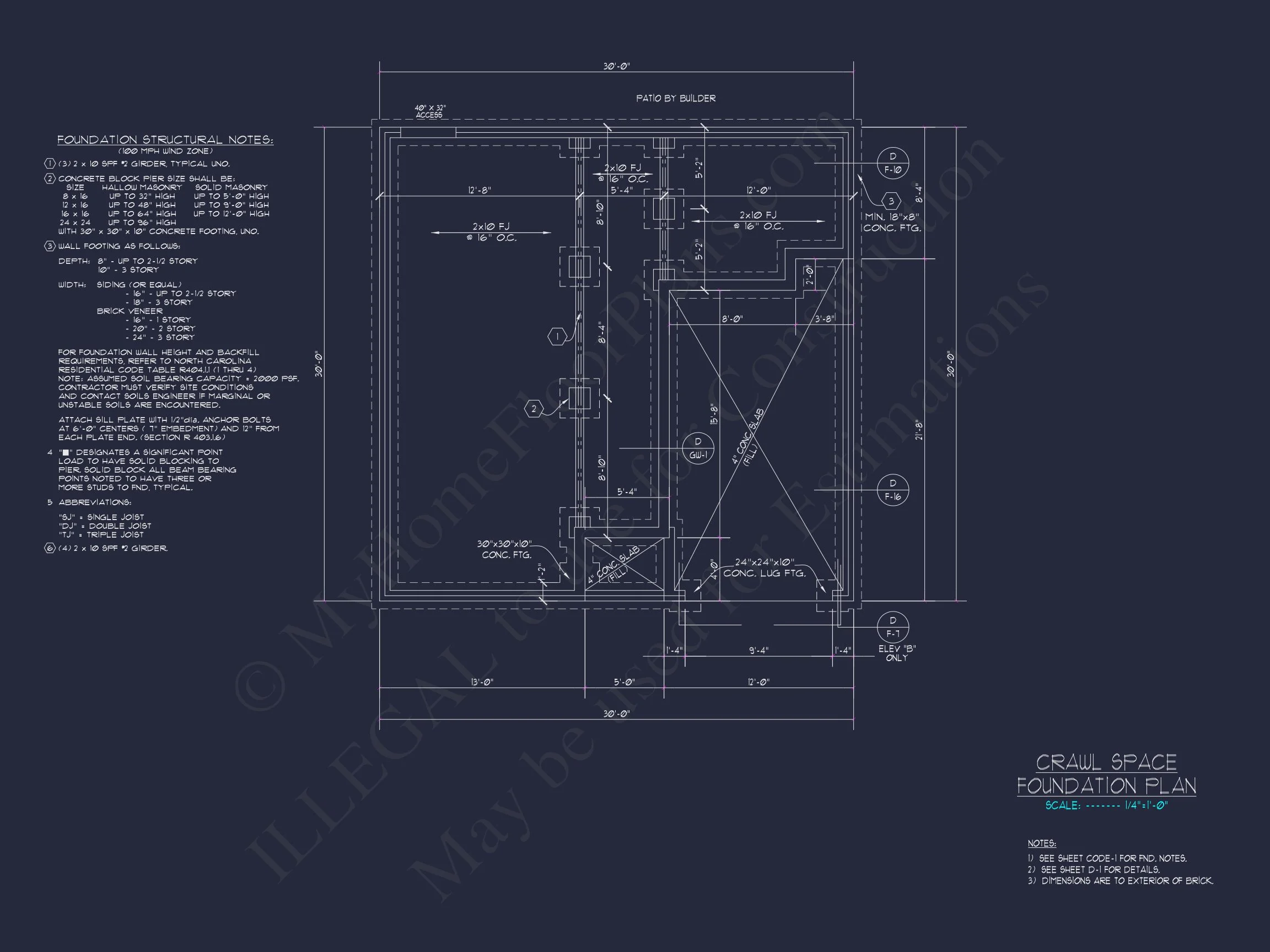 Efficient 3-Bedroom house Plan with CAD Blueprint Designs