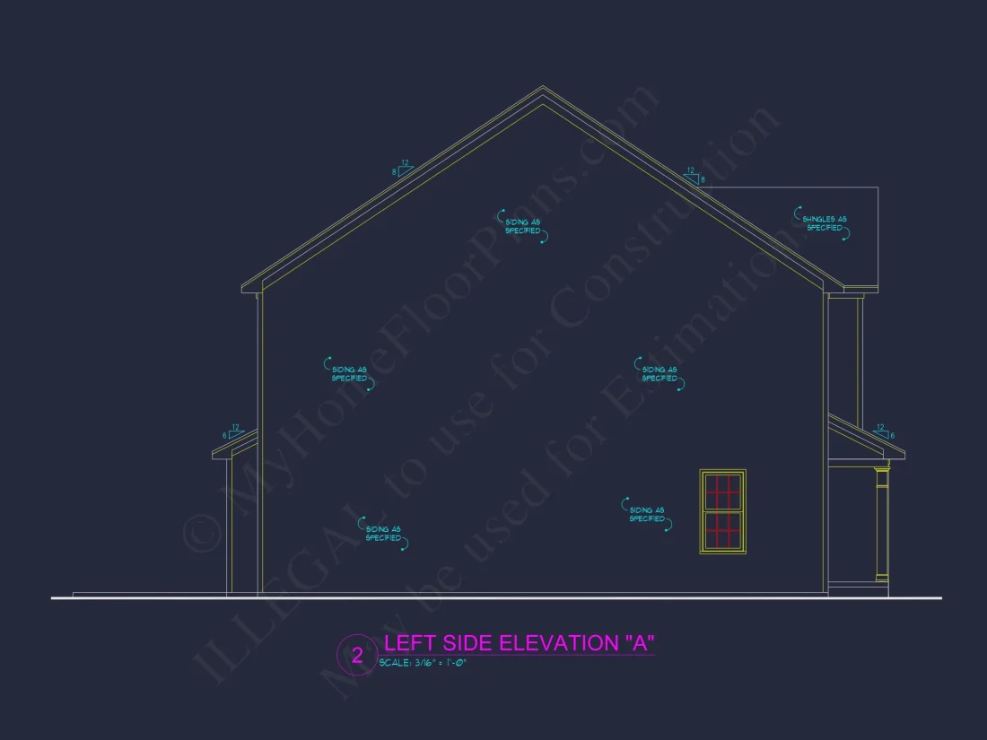 Affordable 2-Story house Plan with Modern Suburban Designs