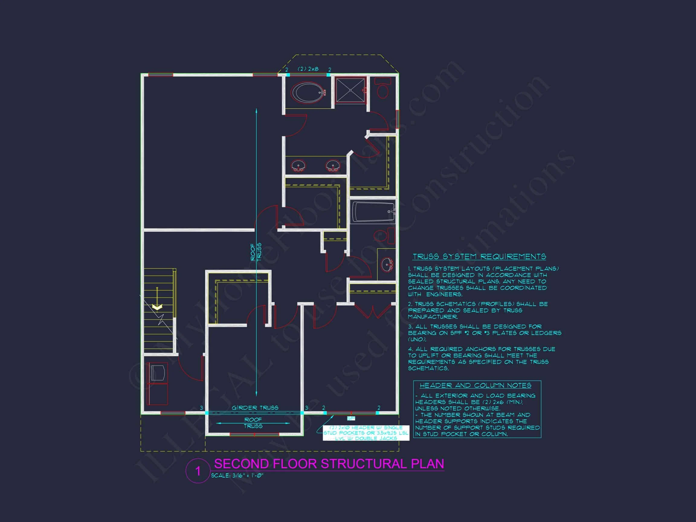 Elegant house Design with CAD Floor Plans & Classic Blueprint