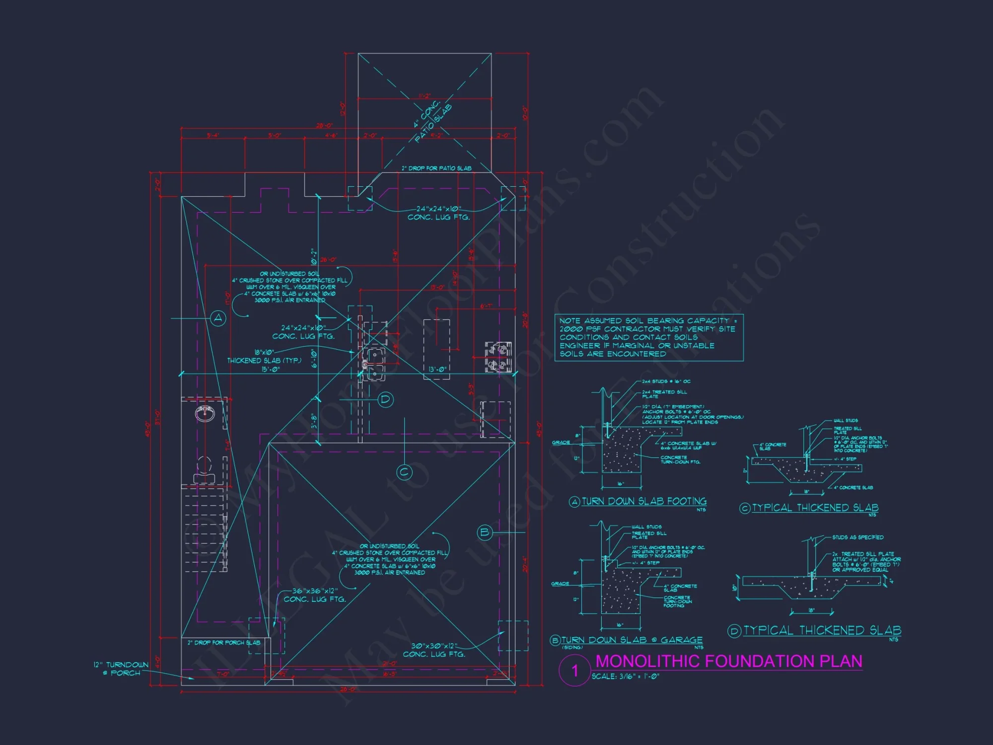 Elegant house Design with CAD Floor Plans & Classic Blueprint