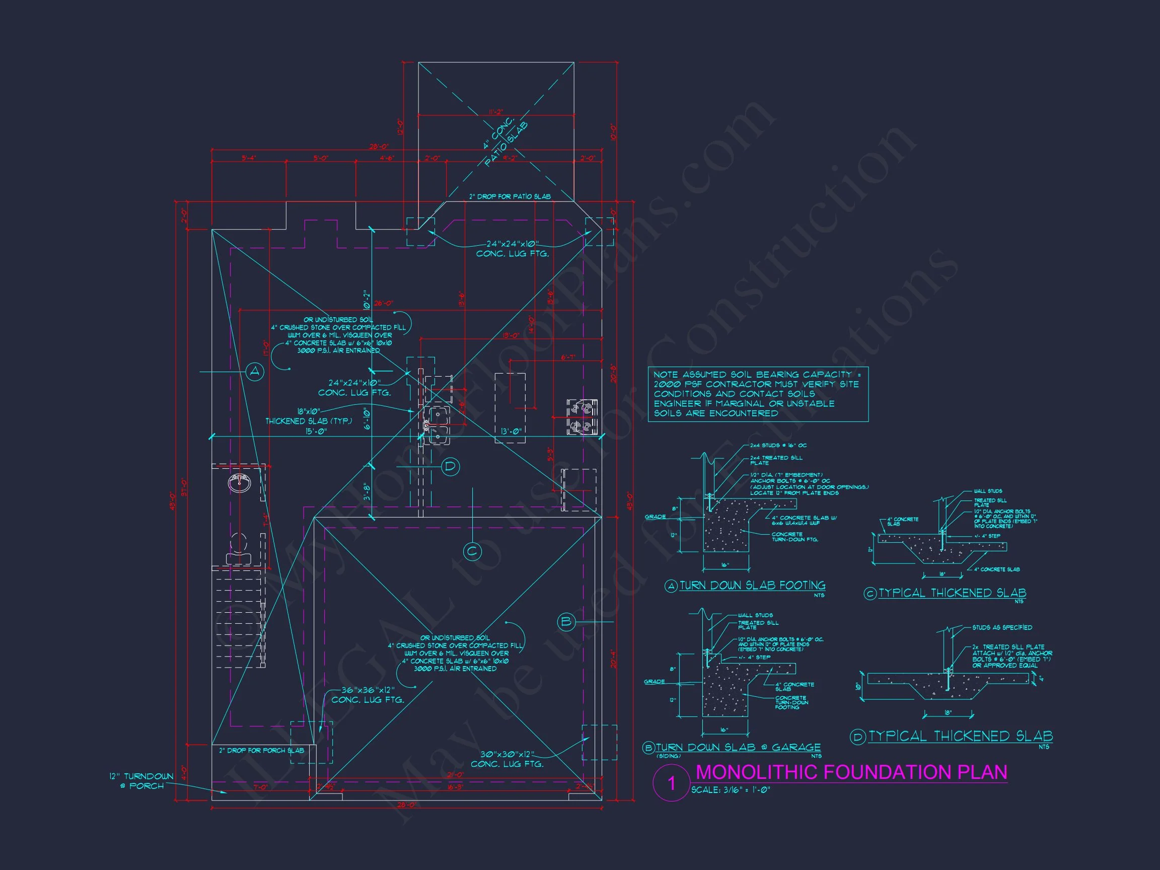 Elegant house Design with CAD Floor Plans & Classic Blueprint