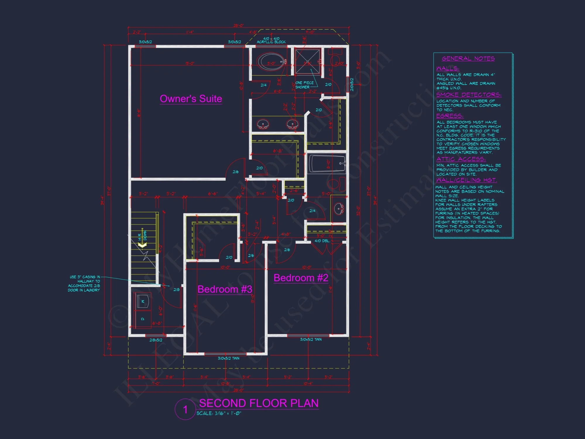Elegant house Design with CAD Floor Plans & Classic Blueprint