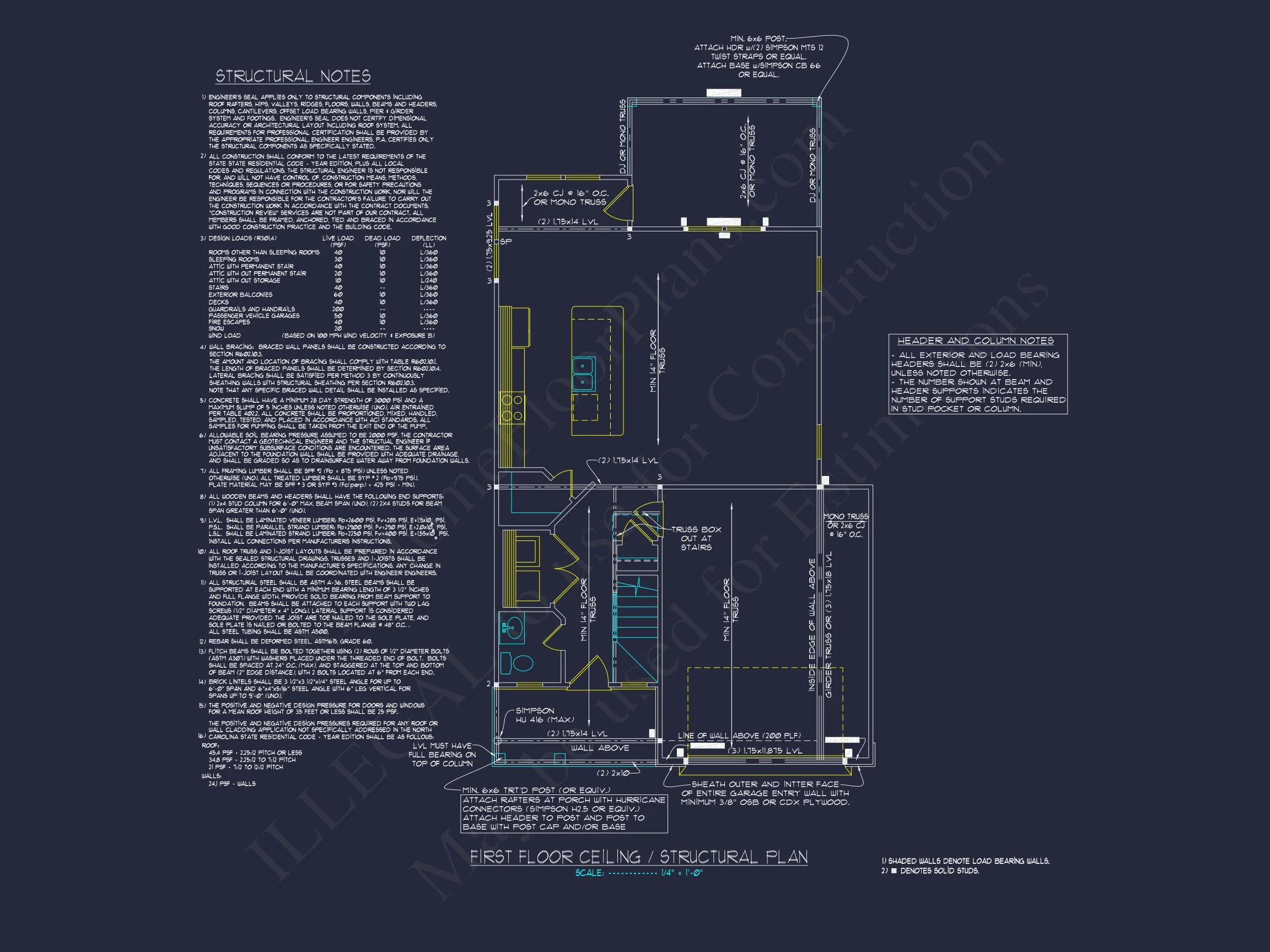 11-1070 HOUSE PLAN -Traditional Home Plan - 3-Bed, 2.5-Bath, 1,950 SF 9 Modern Craftsman house Plan with Open Floor Plan Designs