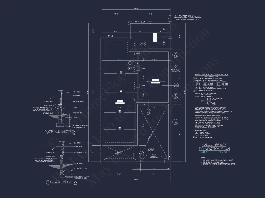 Elegant Craftsman house Blueprint with 2-Story Floor Plan