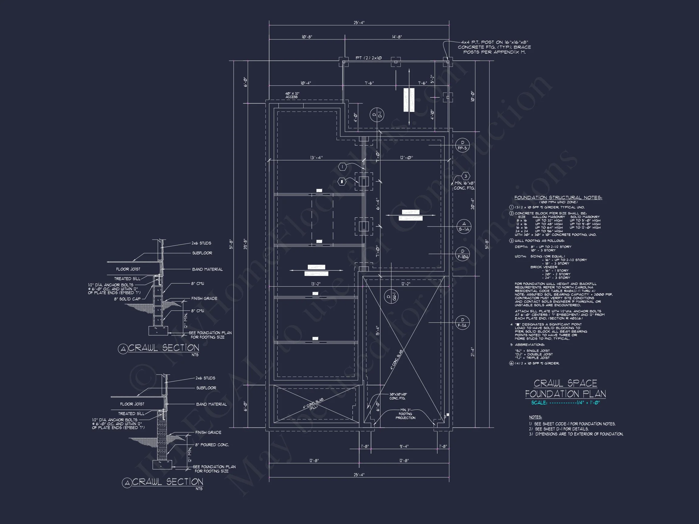 Elegant Craftsman house Blueprint with 2-Story Floor Plan