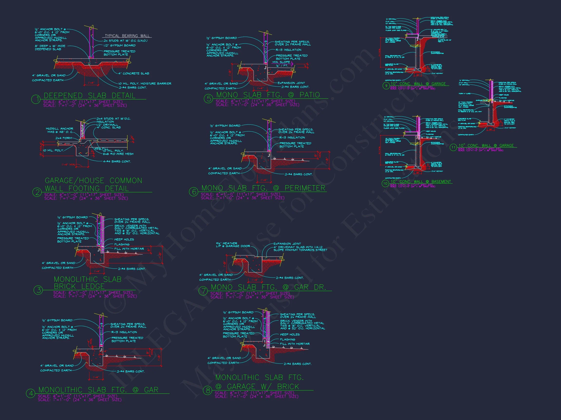 11-1021 HOUSE PLAN -Traditional Home Plan - 3-Bed, 2-Bath, 2,248 SF 30 Beautiful house Plan with CAD Blueprint and Stunning Designs