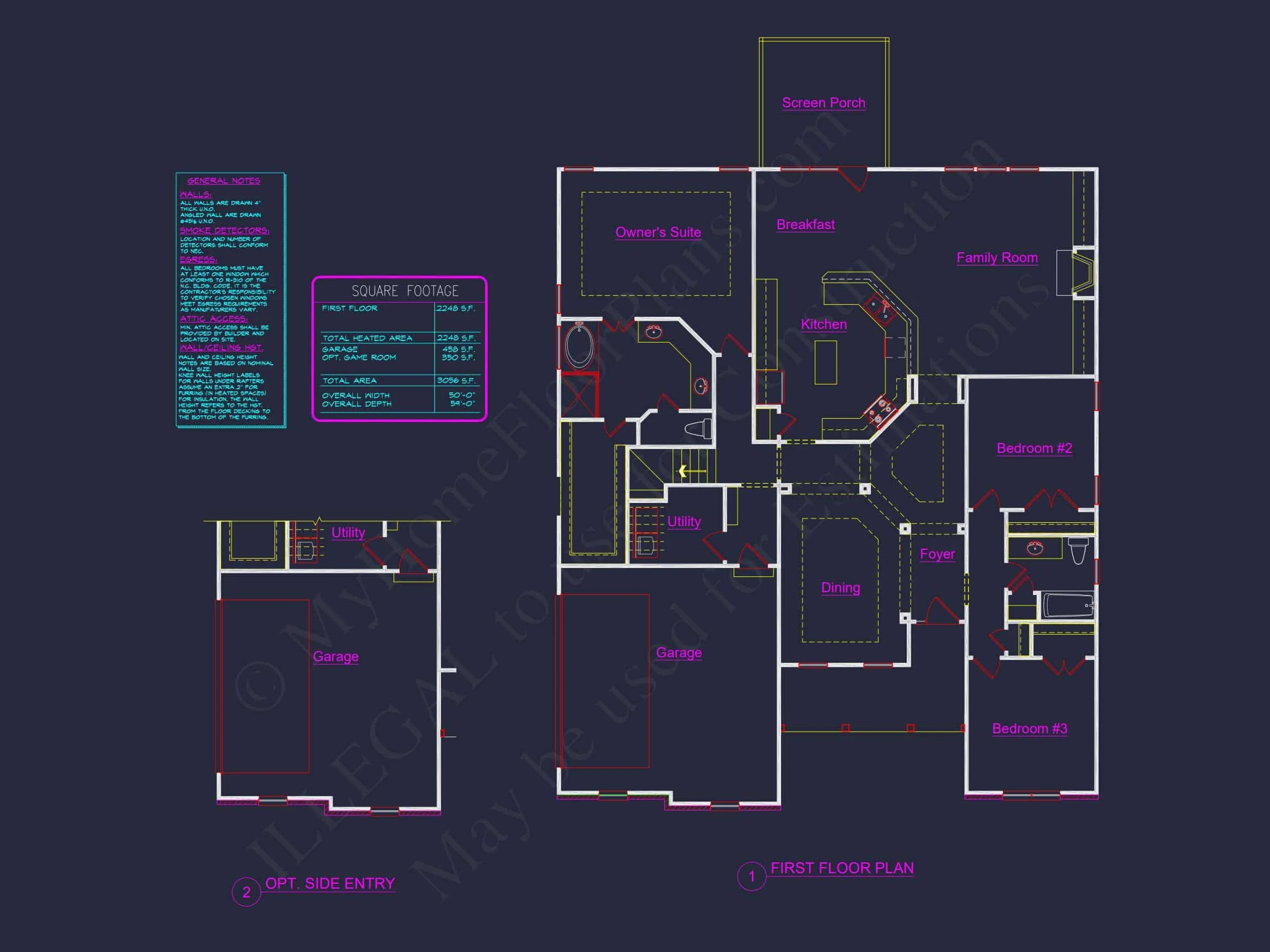 Beautiful house Plan with CAD Blueprint and Stunning Designs