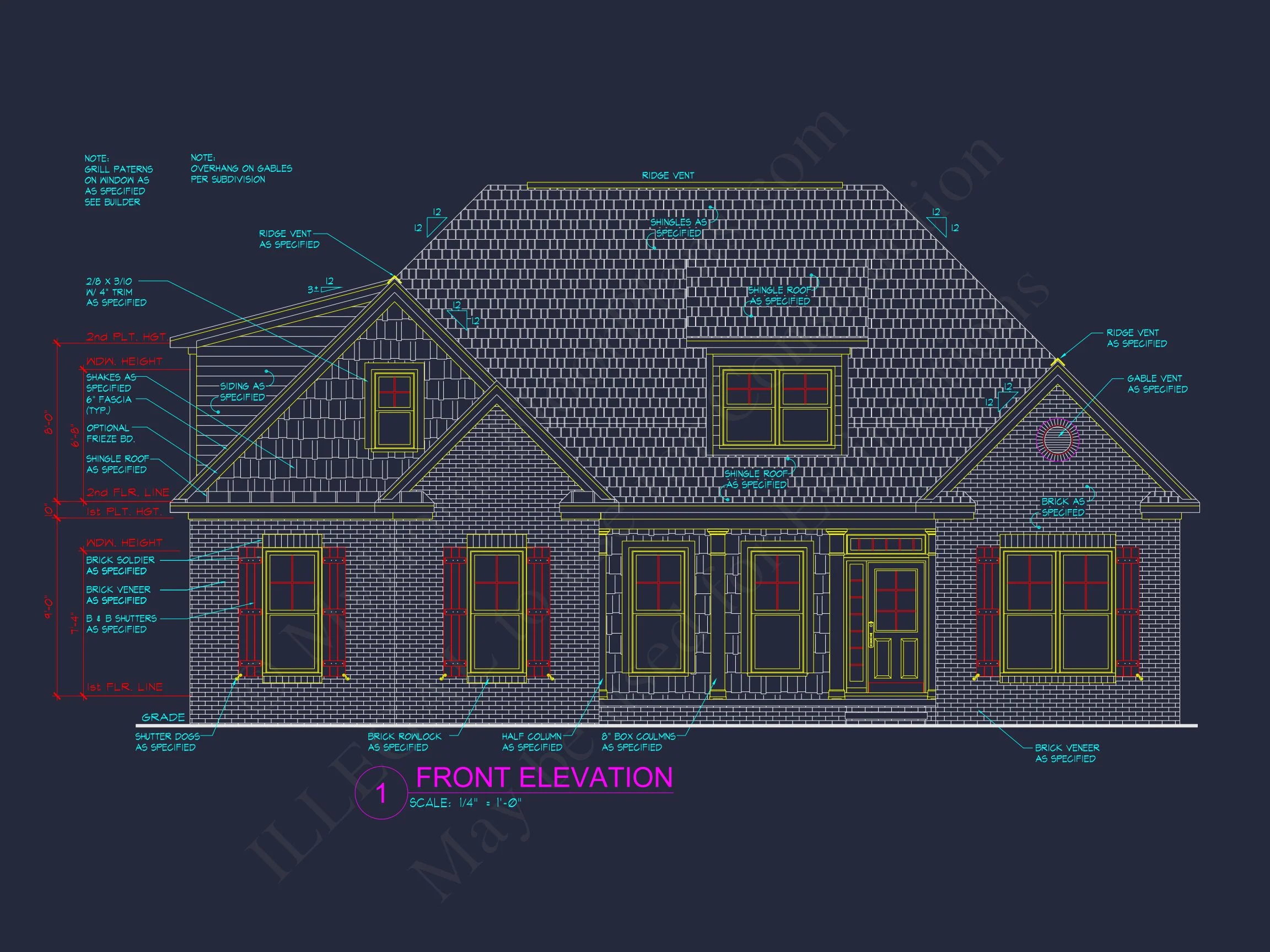 Beautiful house Plan with CAD Blueprint and Stunning Designs
