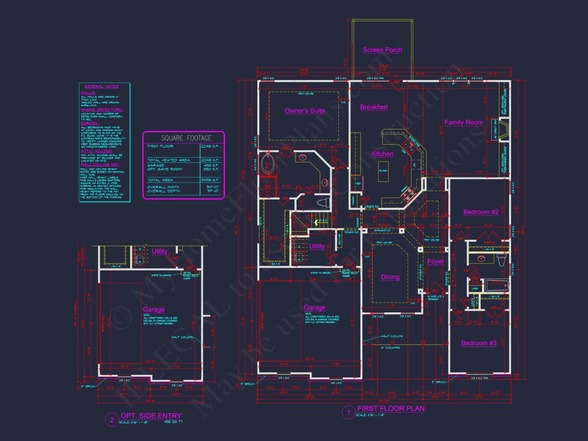 Beautiful house Plan with CAD Blueprint and Stunning Designs