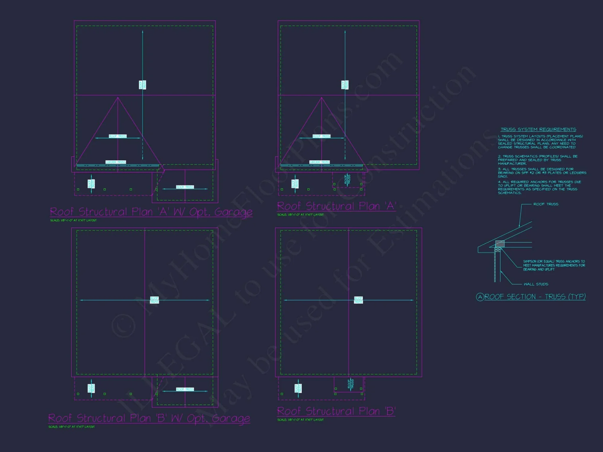 Colonial Revival house Plan with CAD Blueprint and Design