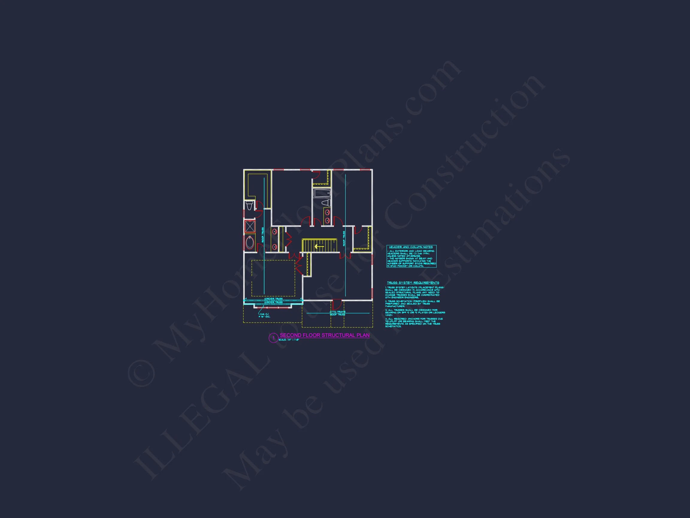 Modern Suburban house Plan with Spacious Floor Plan and CAD Design