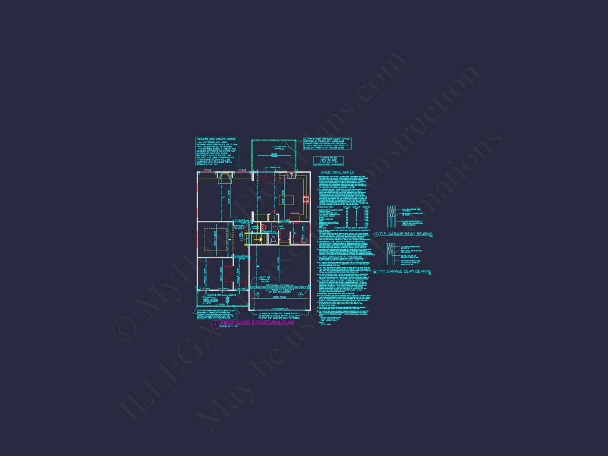 Modern Suburban house Plan with Spacious Floor Plan and CAD Design