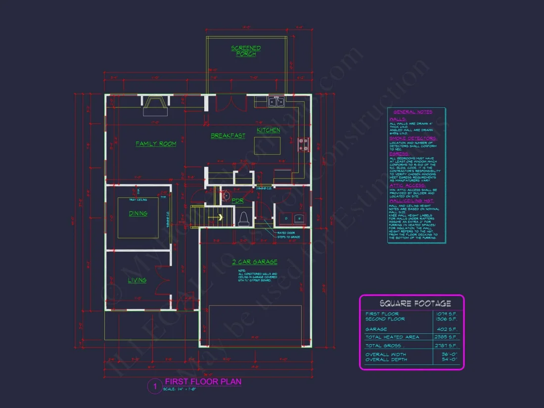 Modern Suburban house Plan with Spacious Floor Plan and CAD Design