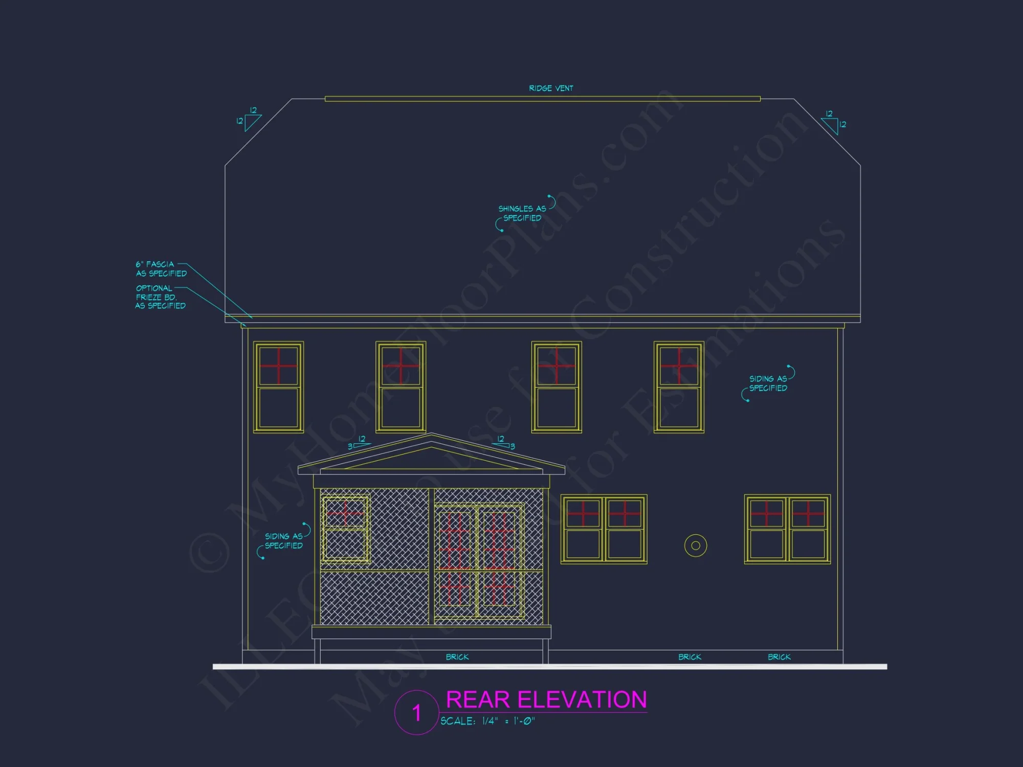 Modern Suburban house Plan with Spacious Floor Plan and CAD Design