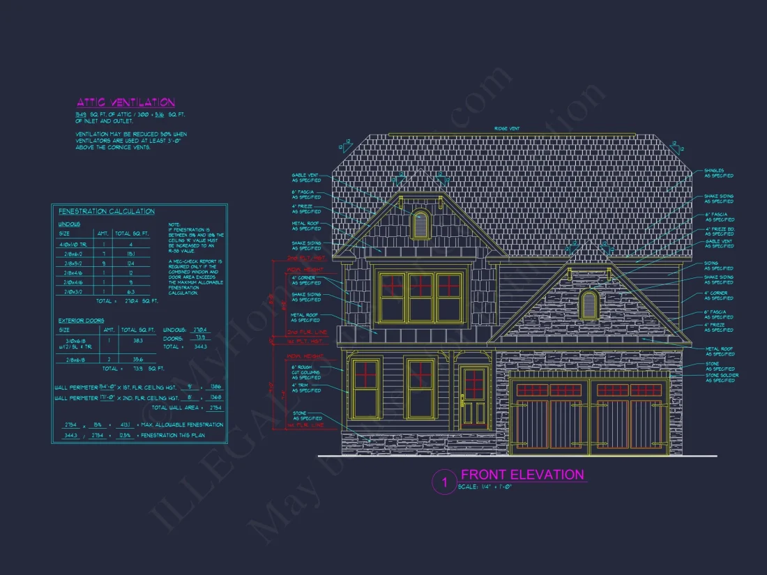 Modern Suburban house Plan with Spacious Floor Plan and CAD Design