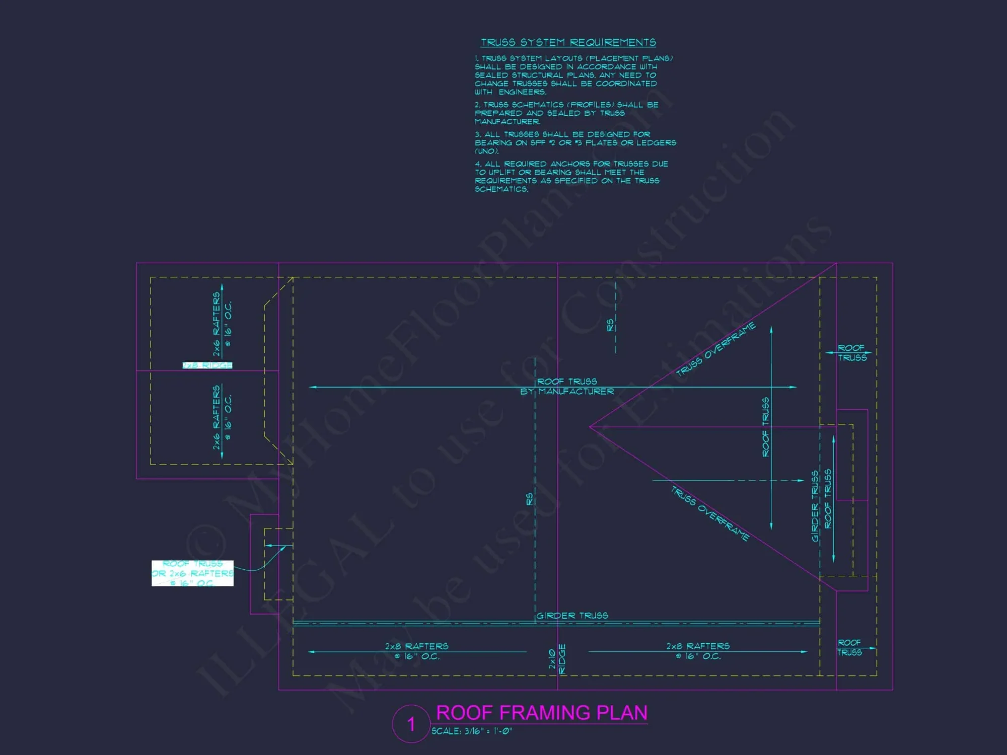 Beautiful Traditional house Floor Plan with CAD Blueprints