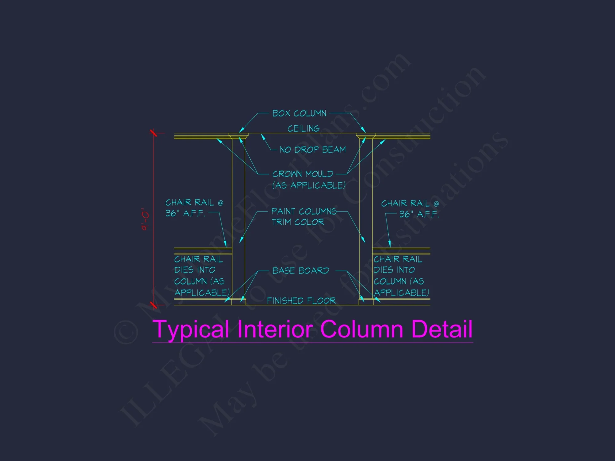 Beautiful Traditional house Floor Plan with CAD Blueprints
