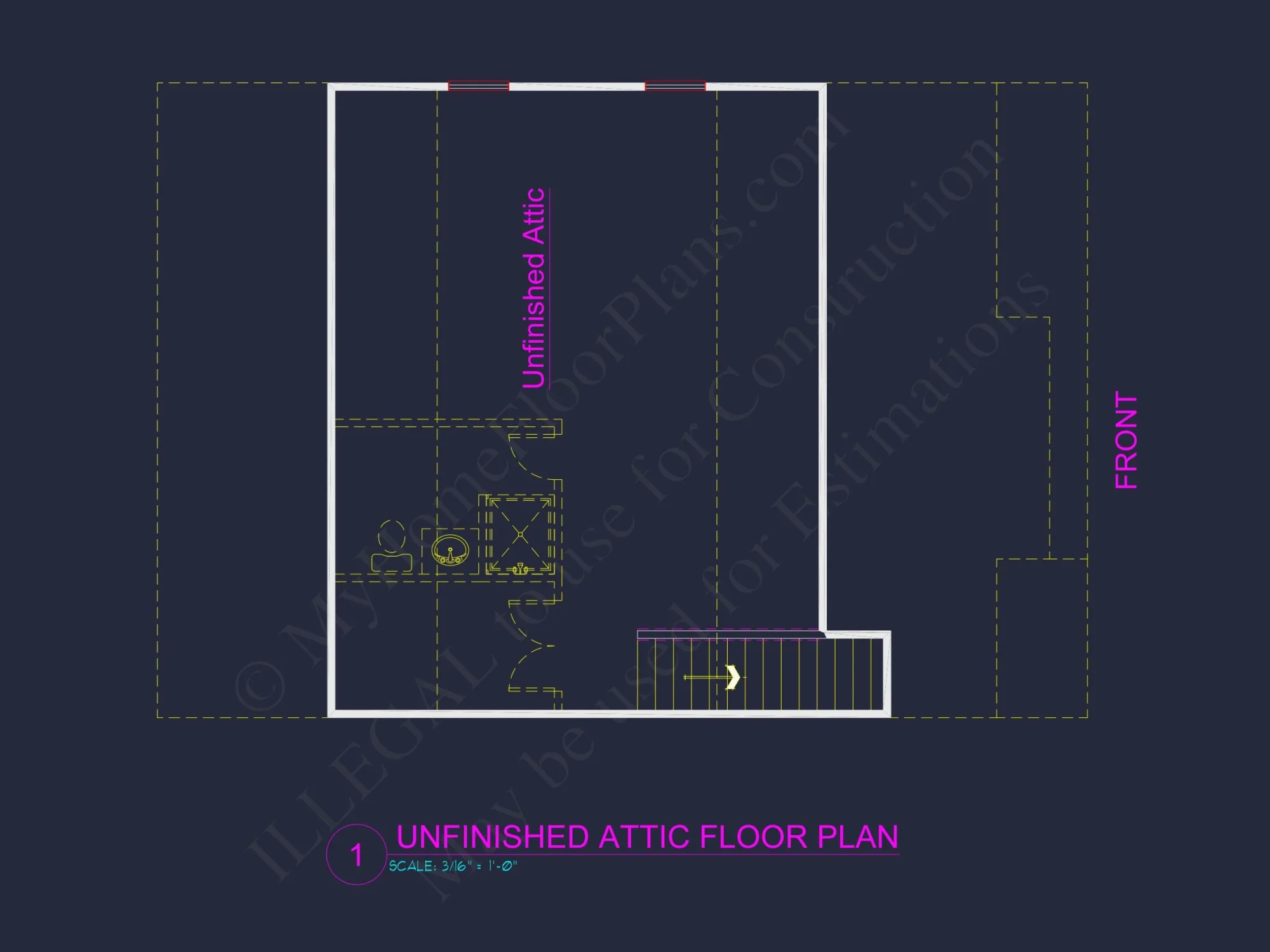 Beautiful Traditional house Floor Plan with CAD Blueprints