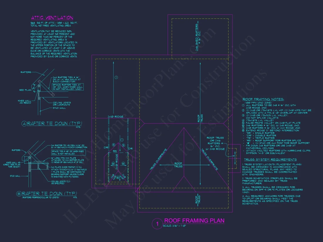 Modern Traditional house Plan