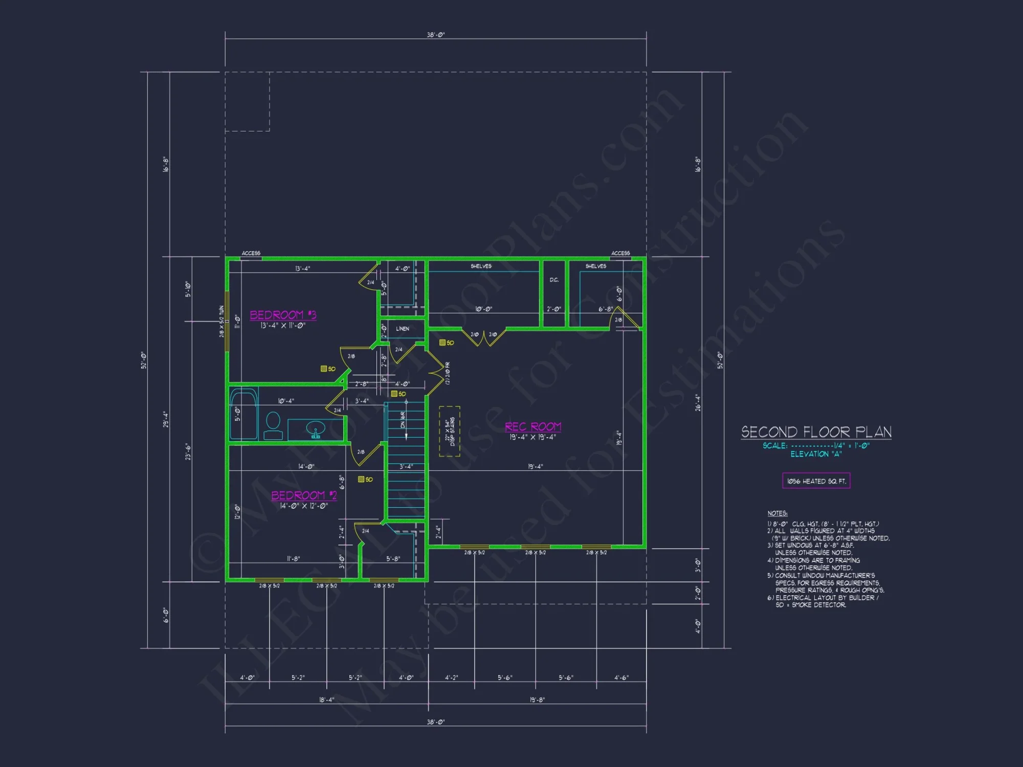 Modern Craftsman house Plan with CAD Features and Designs