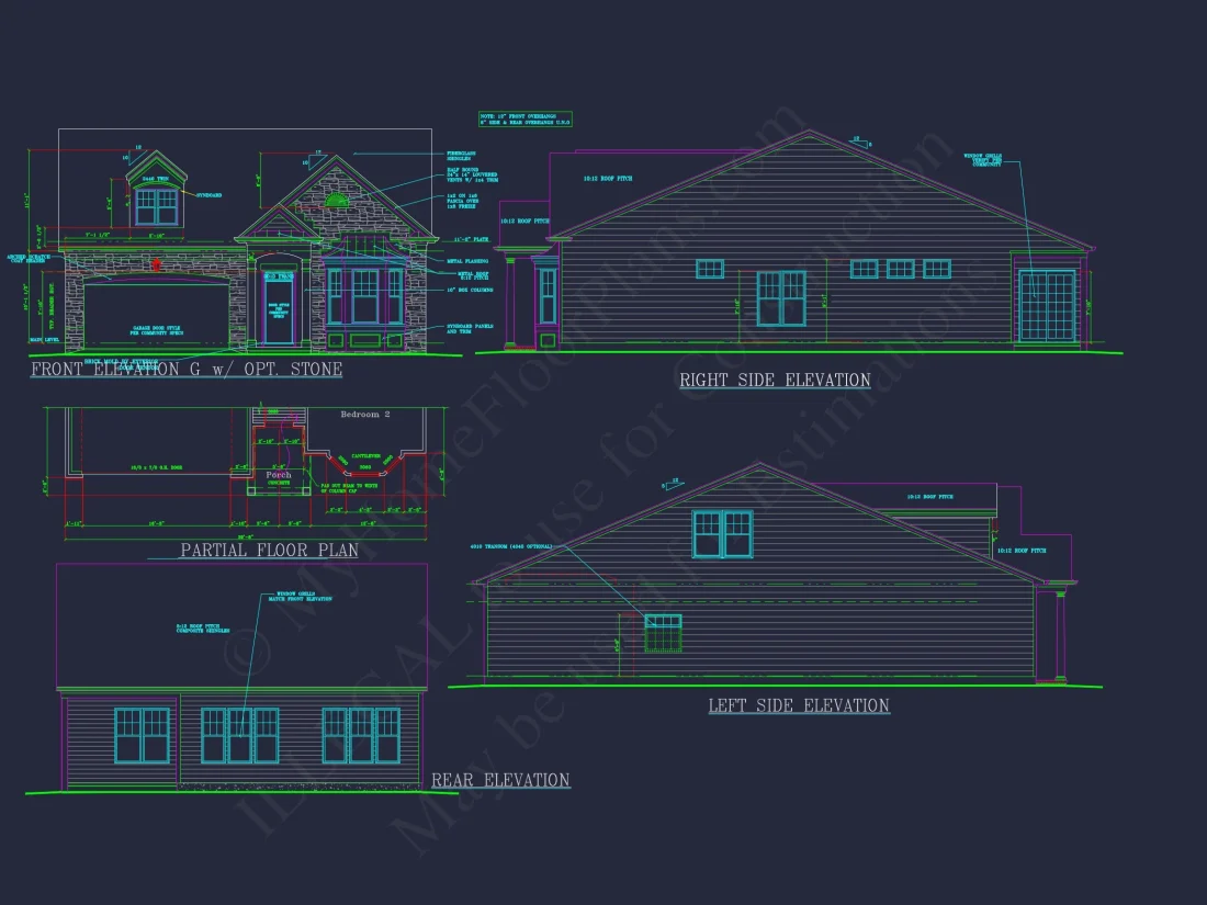 Efficient house Floor Plan Blueprint for Modern Living Designs