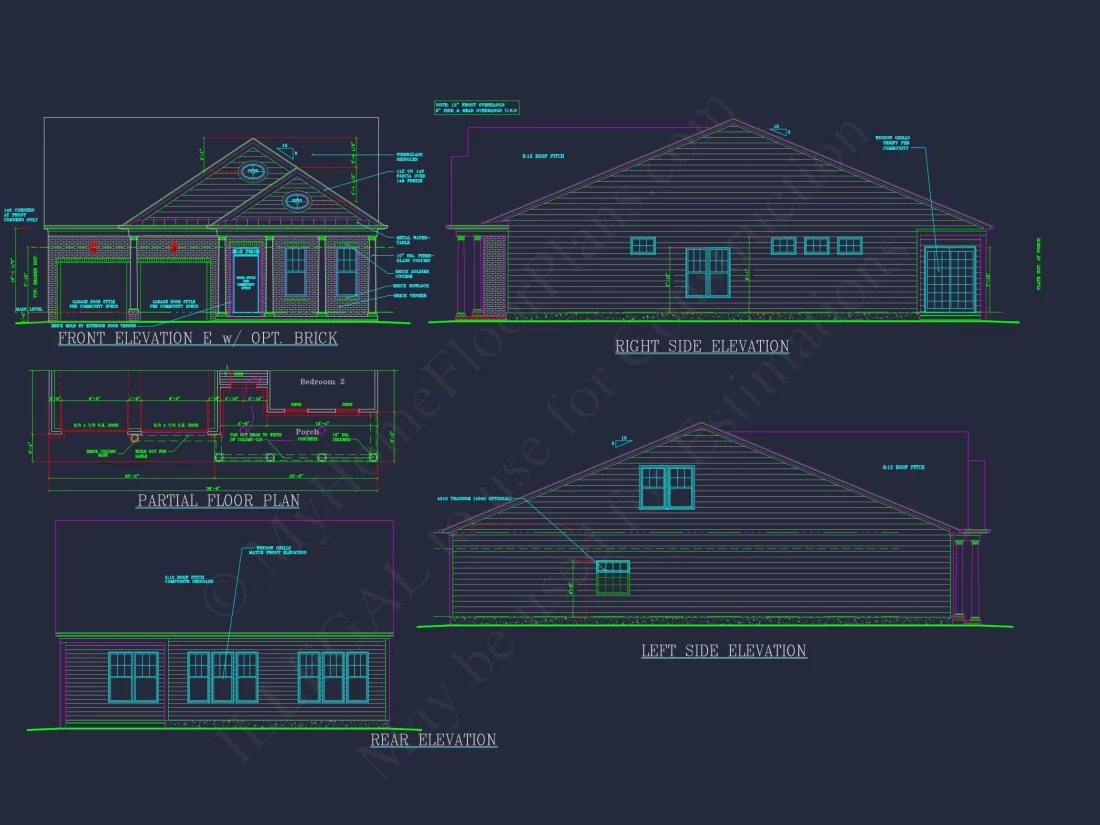 Efficient house Floor Plan Blueprint for Modern Living Designs