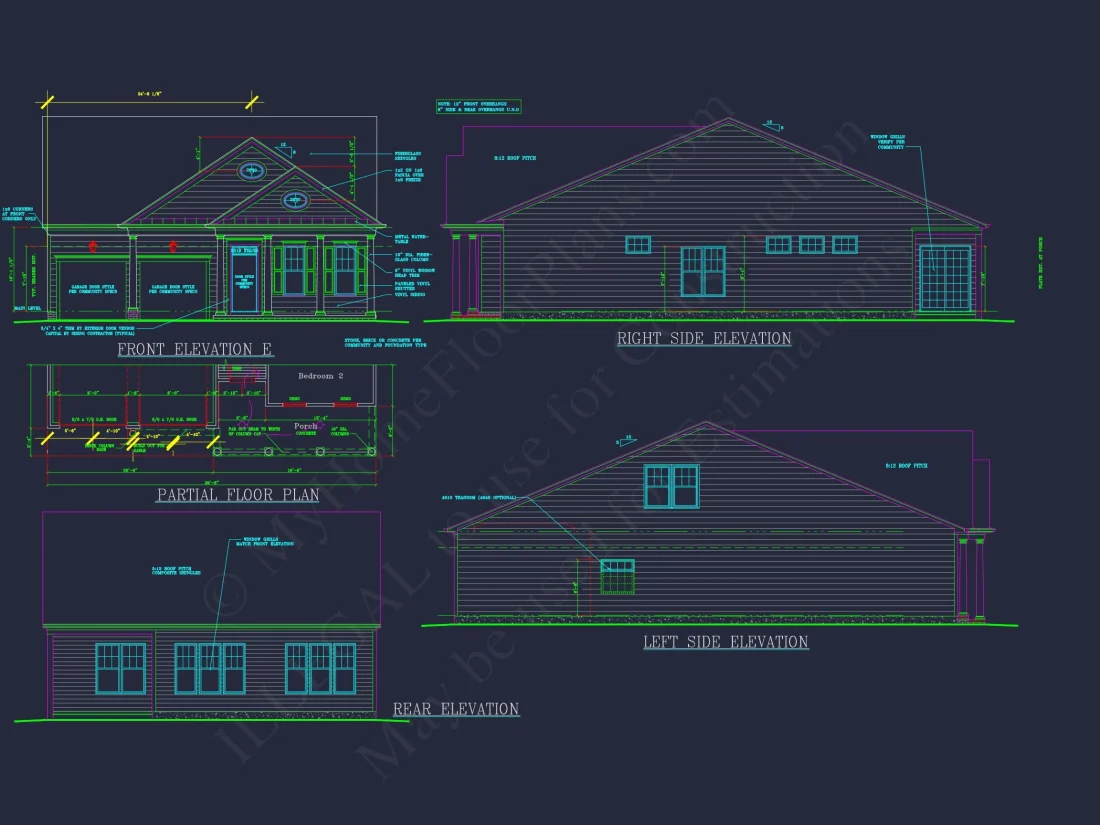 Efficient house Floor Plan Blueprint for Modern Living Designs