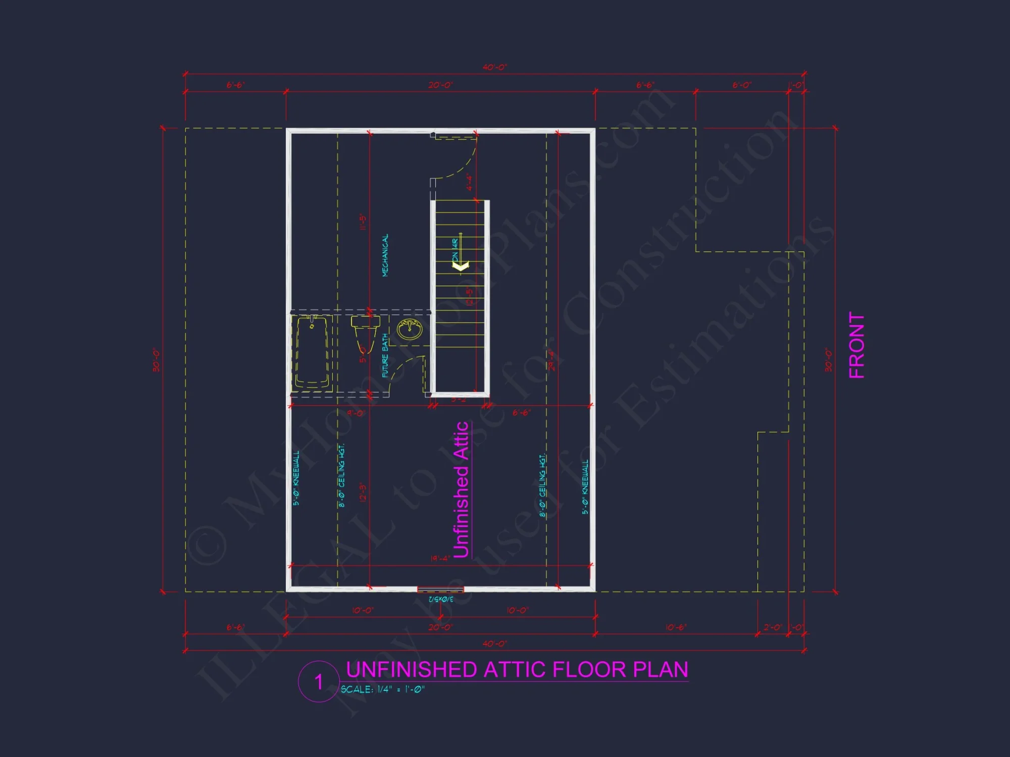 Efficient 2-Story house Plan with Modern CAD Blueprint Designs
