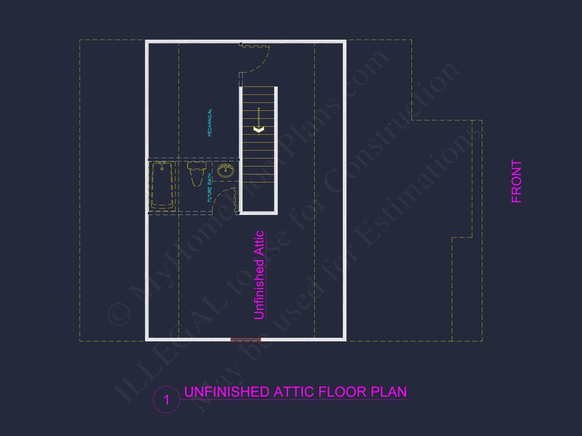 Efficient 2-Story house Plan with Modern CAD Blueprint Designs