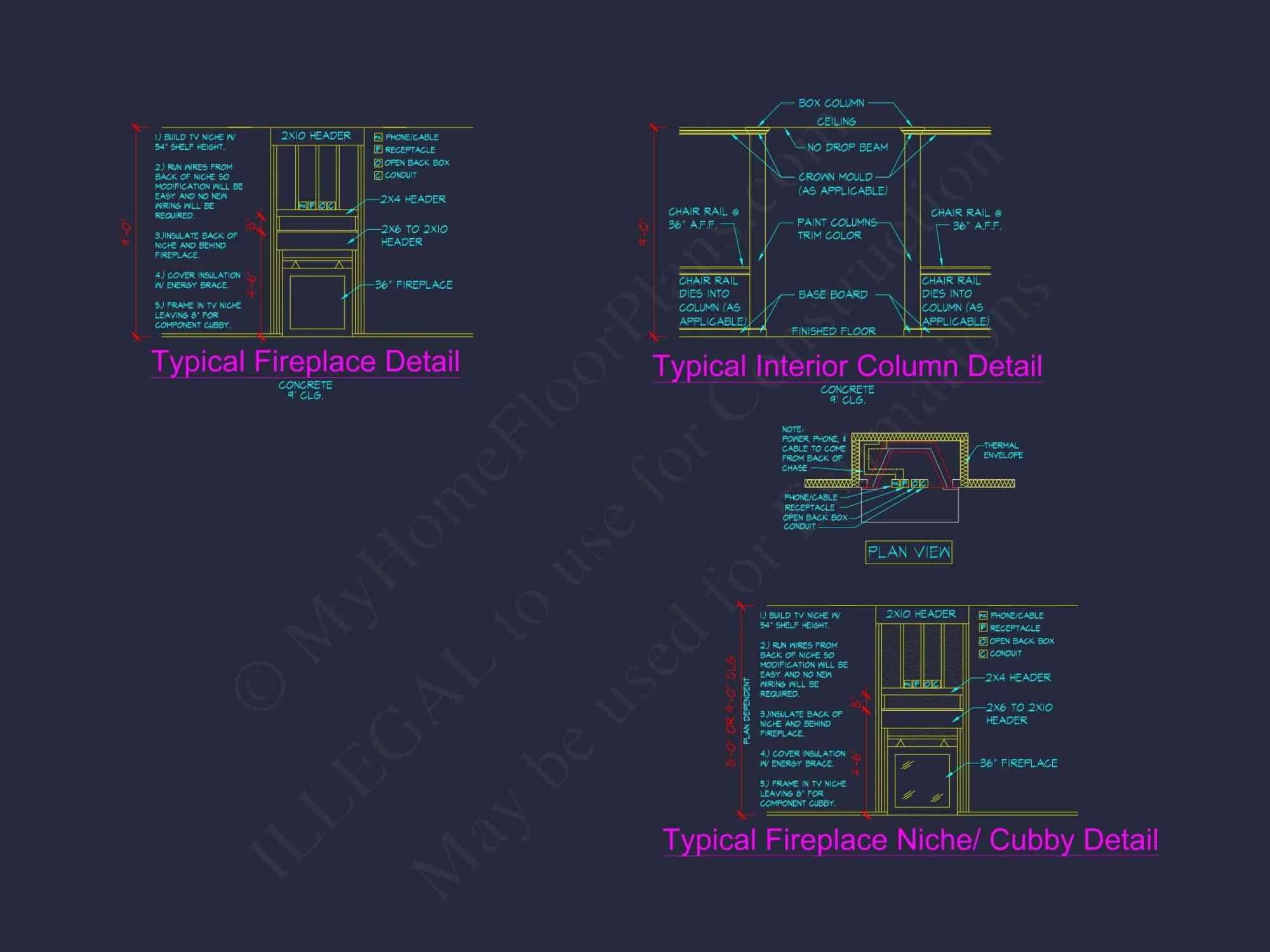 Modern Suburban house Plan with 2 Floors and Open Layout