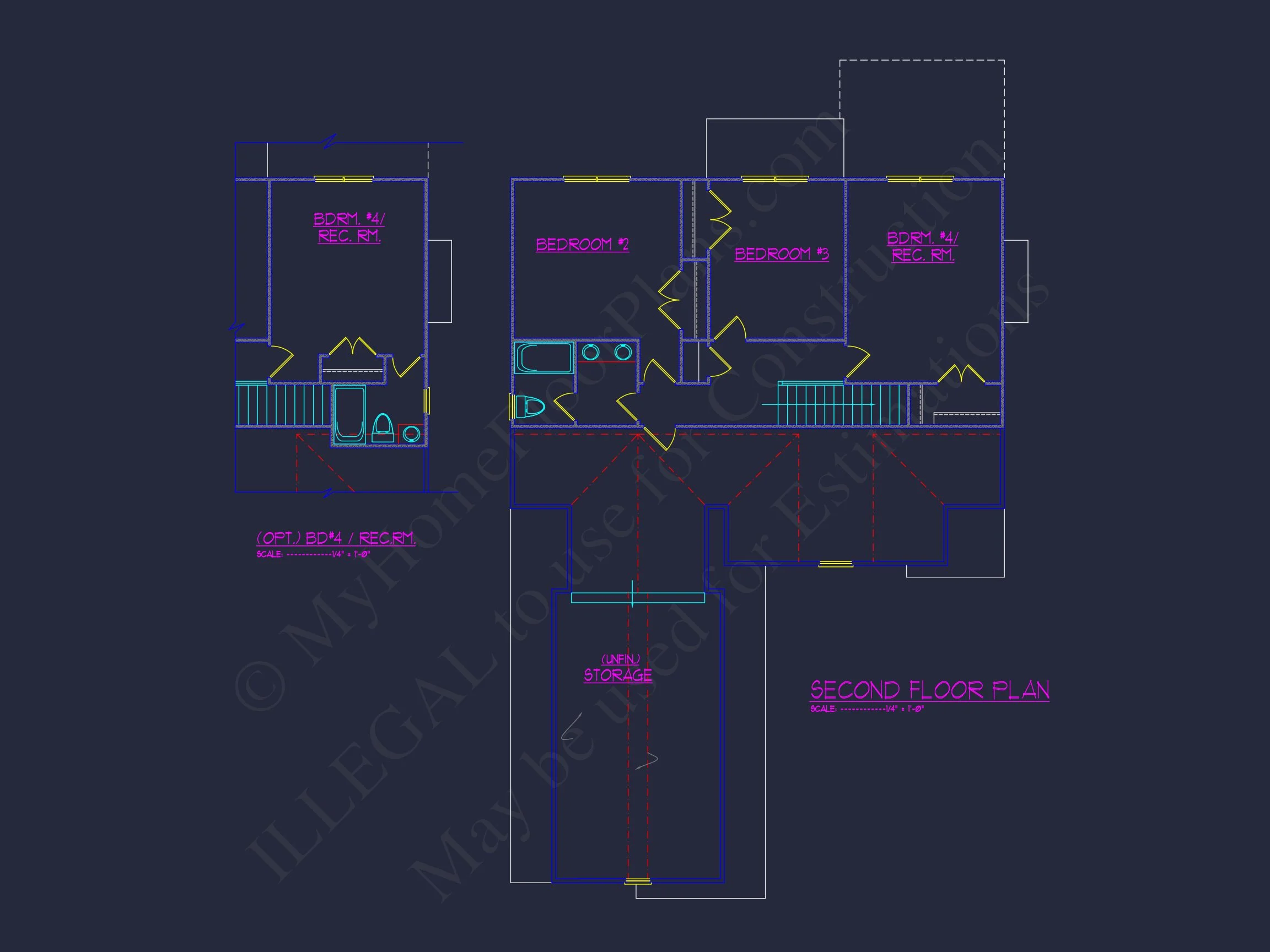 10-1659 HOUSE PLAN -Traditional Cottage Home Plan - 3-Bed, 2-Bath, 1,850 SF 7 2-Story Craftsman house Plan Blueprint with Garage & Features