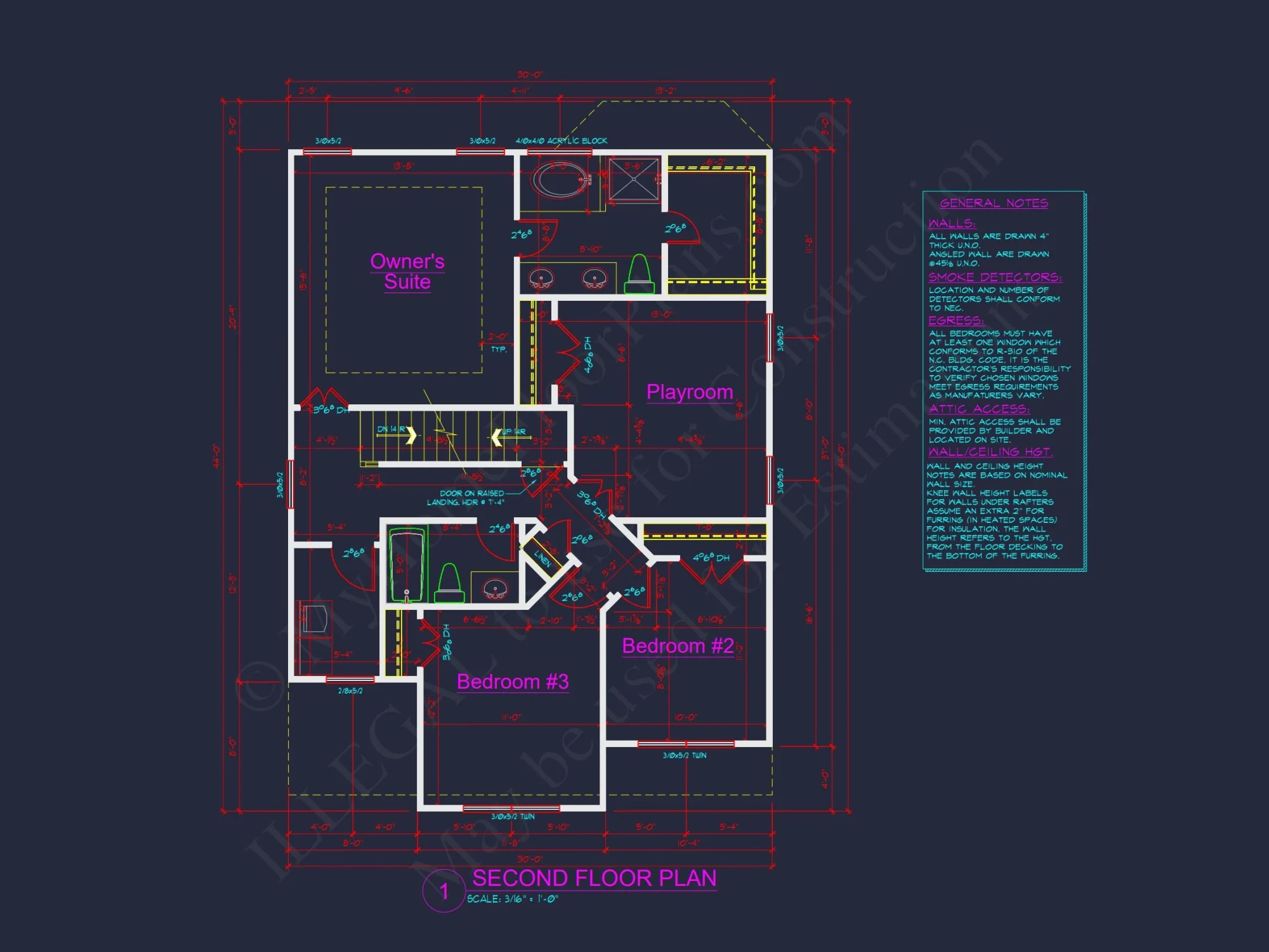 Traditional Craftsman house Floor Plan with Architectural Designs