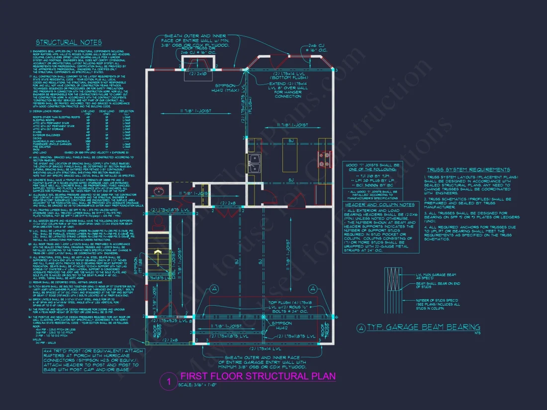Modern Suburban house Plan: 2-Story Blueprint with CAD Designs
