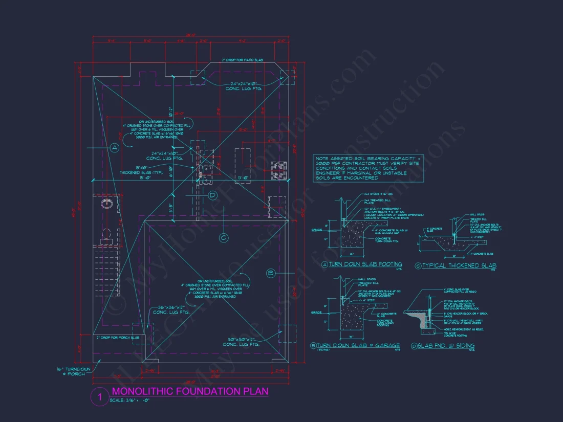 Modern Suburban house Plan: 2-Story Blueprint with CAD Designs