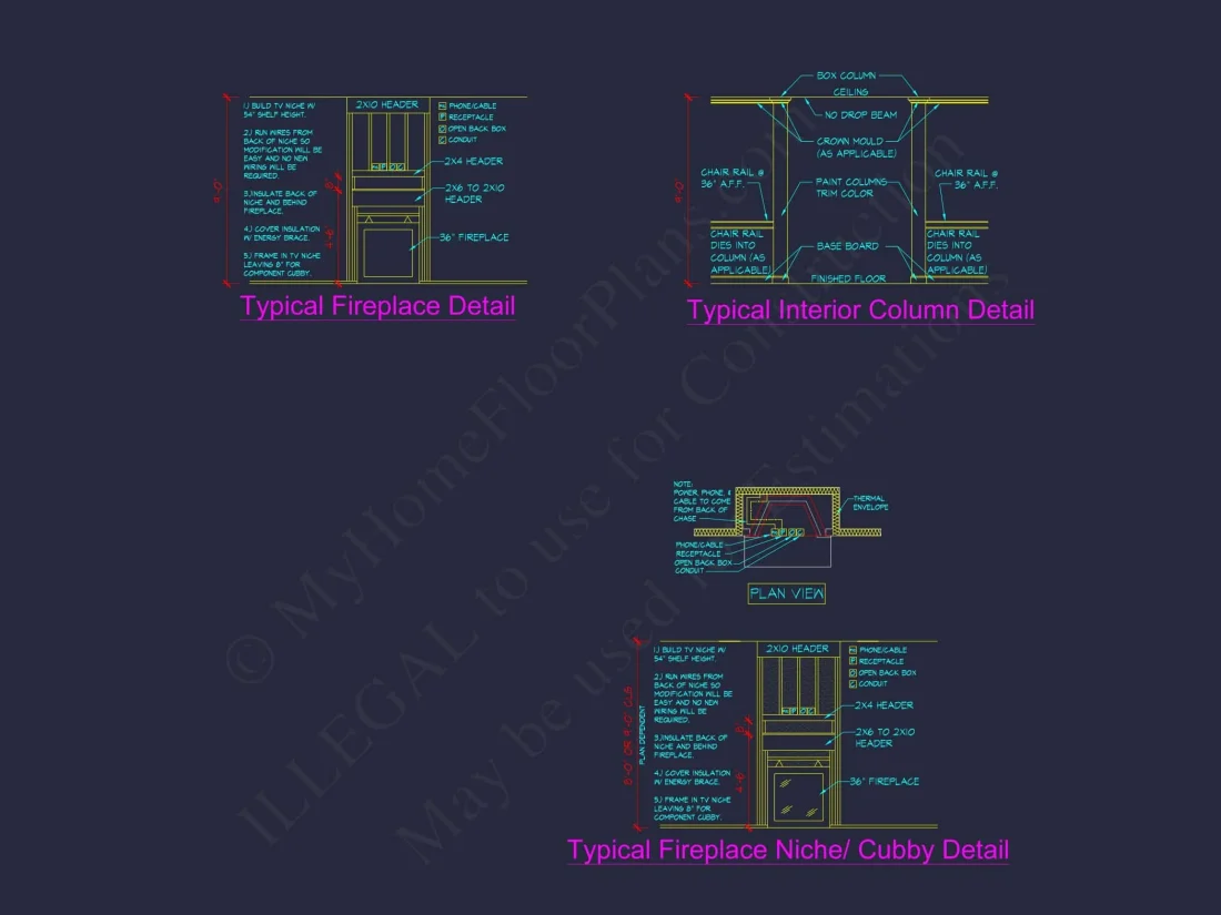 Modern Suburban house Plan: 2-Story Blueprint with CAD Designs