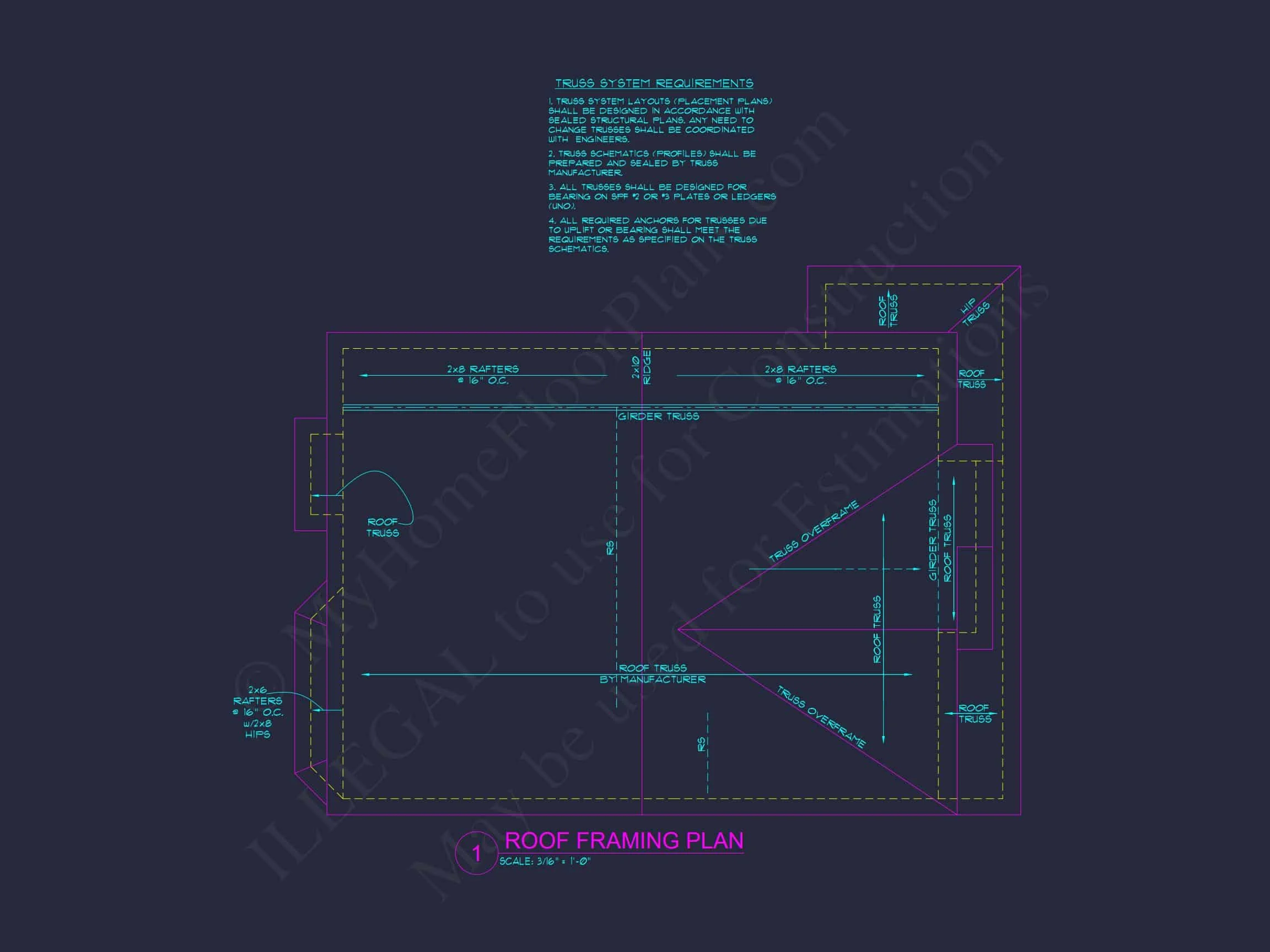 10-1624 HOUSE PLAN - Modern House Plan with CAD Designs and Blueprint Flexibility 13 Modern house Plan with CAD Designs and Blueprint Flexibility