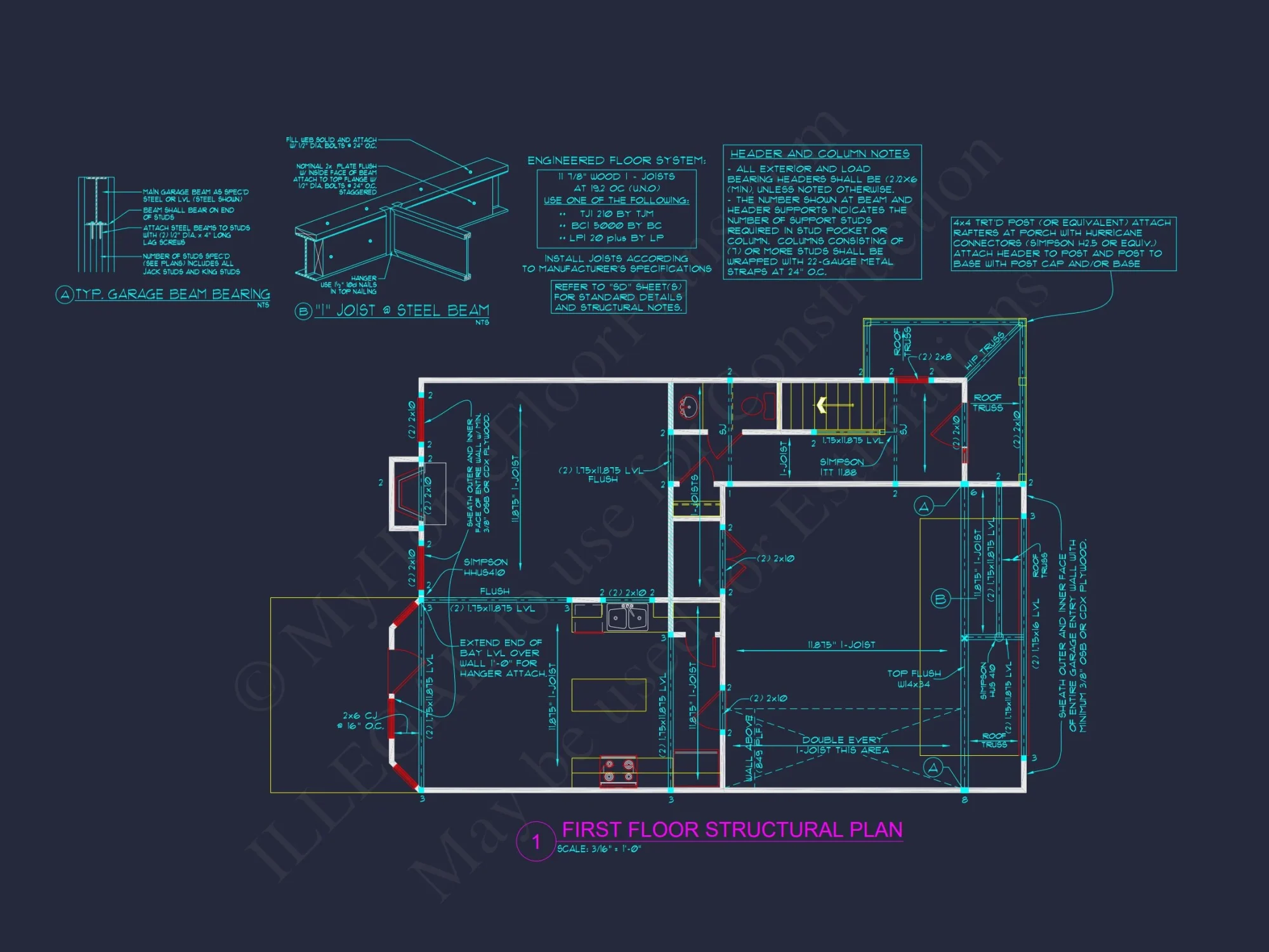 Modern house Plan with CAD Designs and Blueprint Flexibility