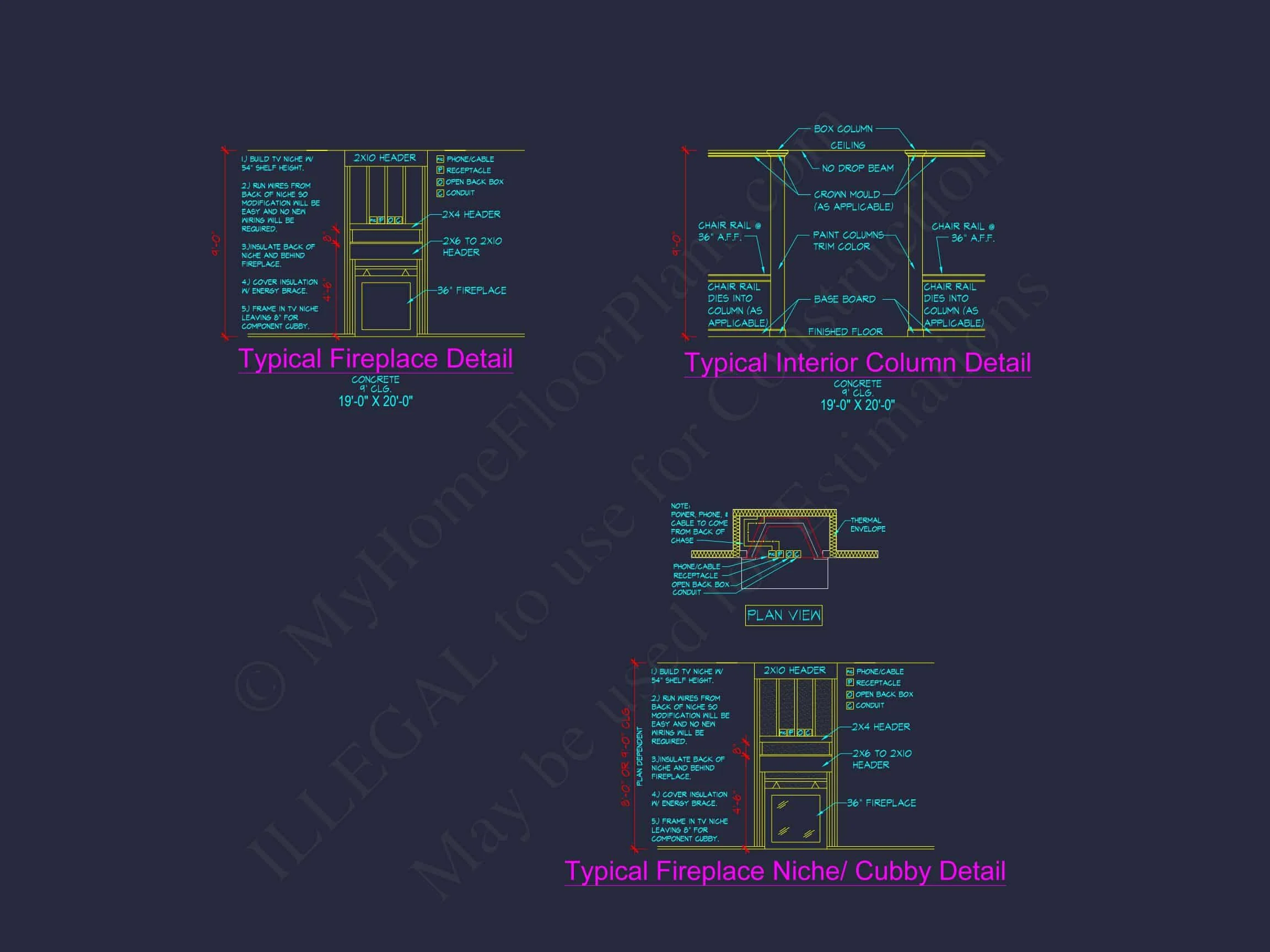 10-1624 HOUSE PLAN - Modern House Plan with CAD Designs and Blueprint Flexibility 8 Modern house Plan with CAD Designs and Blueprint Flexibility