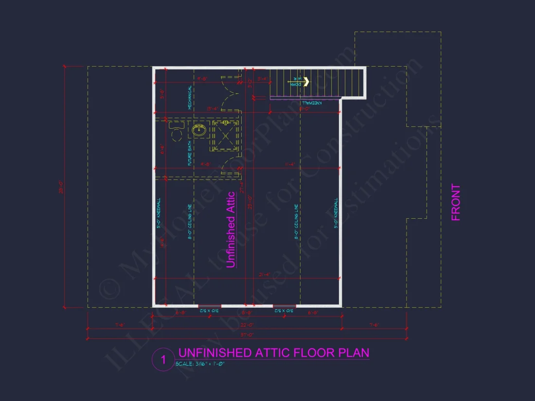 Modern house Plan with CAD Designs and Blueprint Flexibility