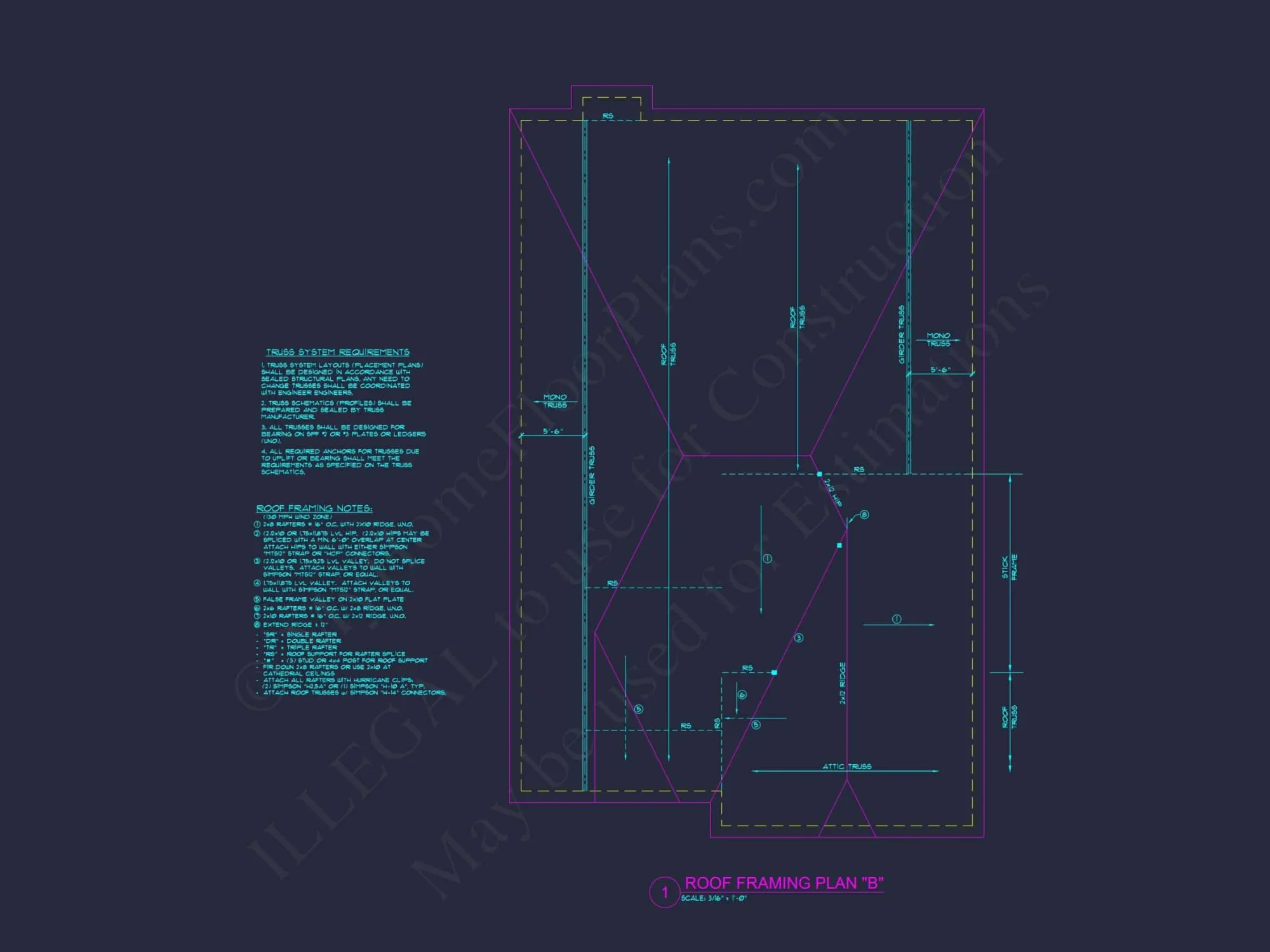 Crafted house Floor Plan with Blueprint & CAD Design