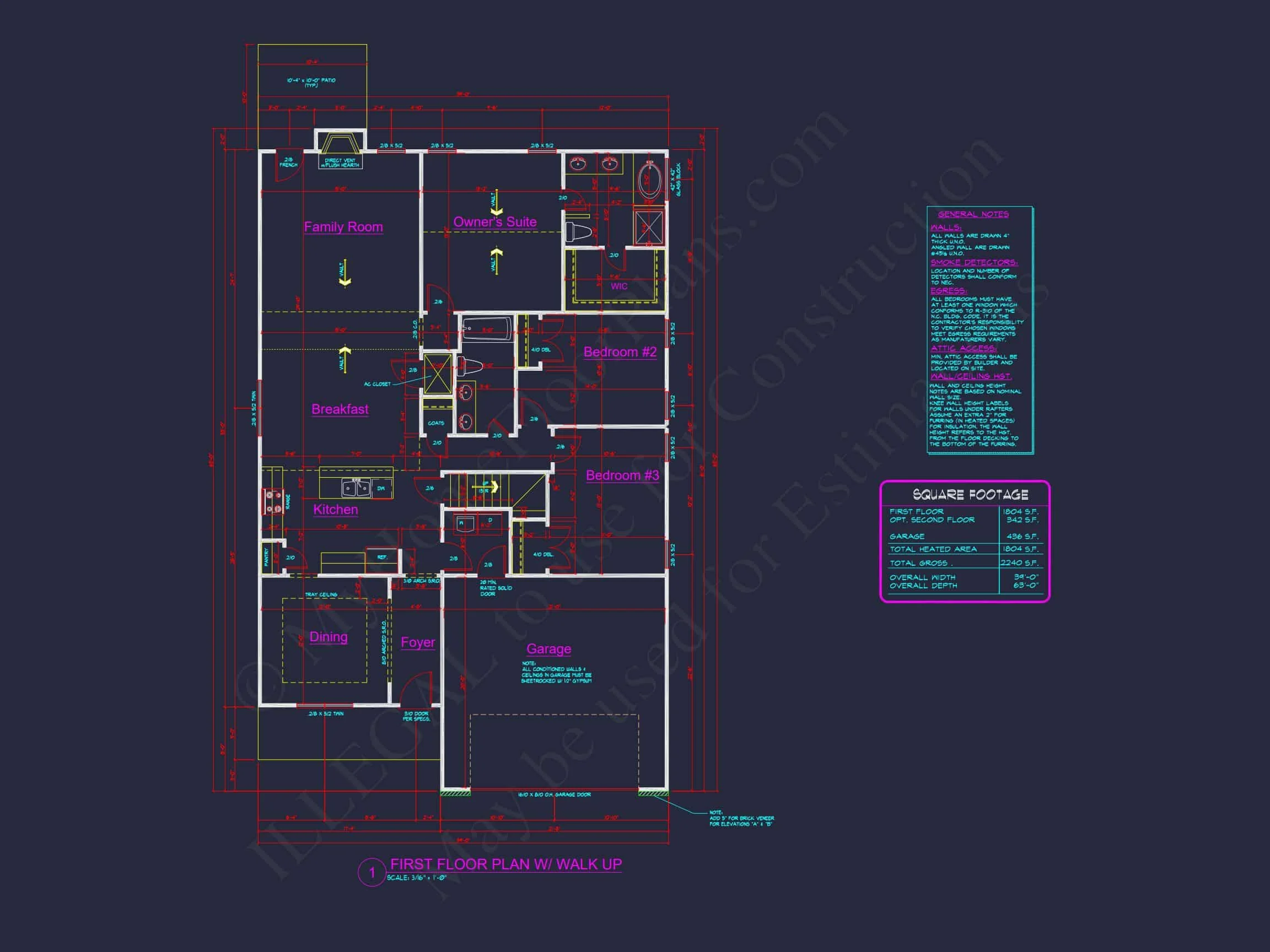 Crafted house Floor Plan with Blueprint & CAD Design