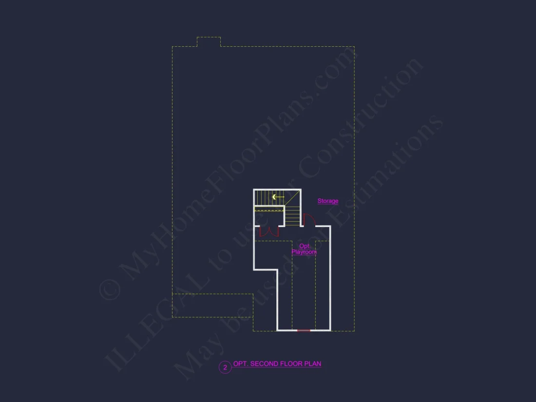 Crafted house Floor Plan with Blueprint & CAD Design