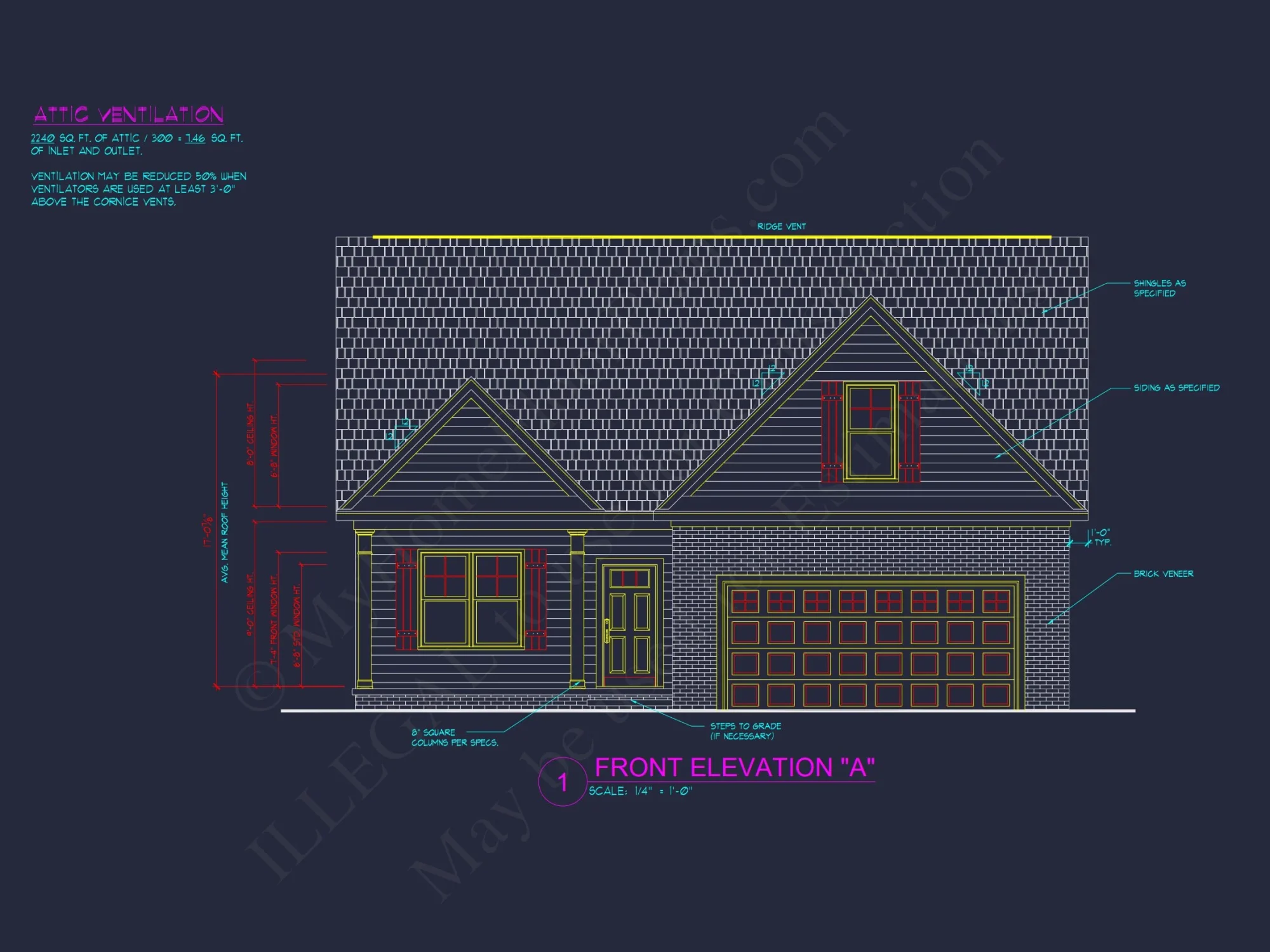 Crafted house Floor Plan with Blueprint & CAD Design